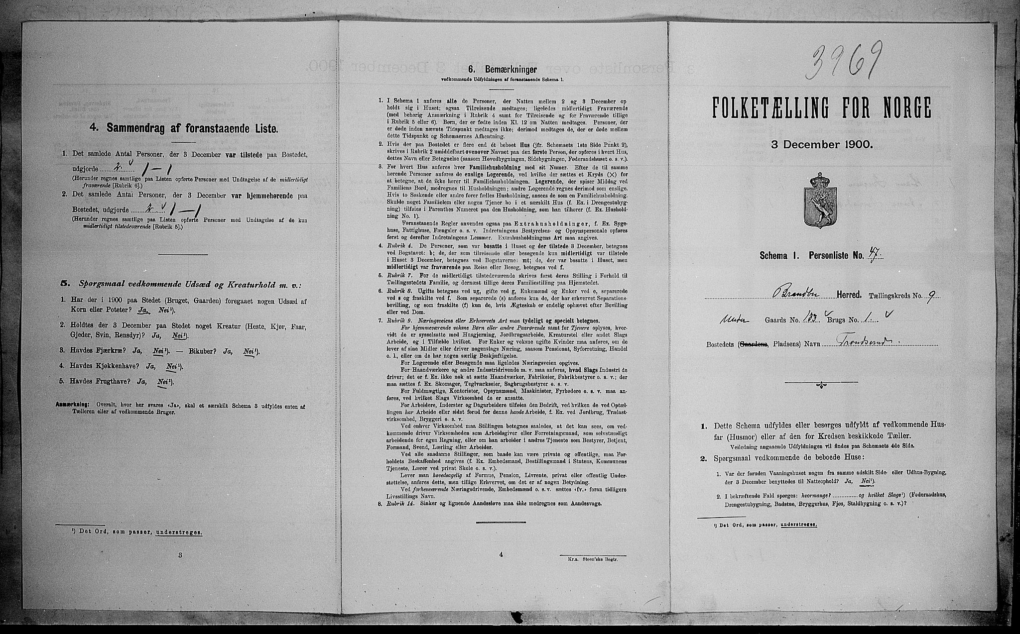 SAH, Folketelling 1900 for 0535 Brandbu herred, 1900, s. 1368