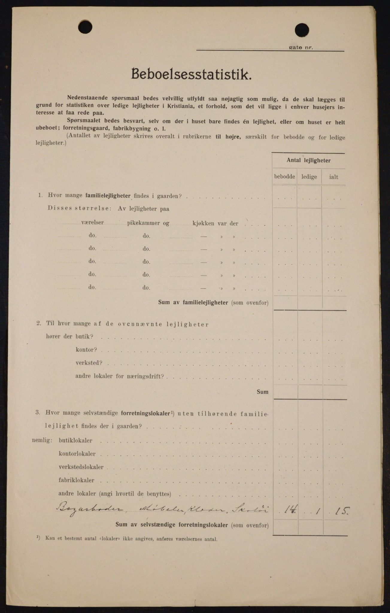 OBA, Kommunal folketelling 1.2.1909 for Kristiania kjøpstad, 1909, s. 93567