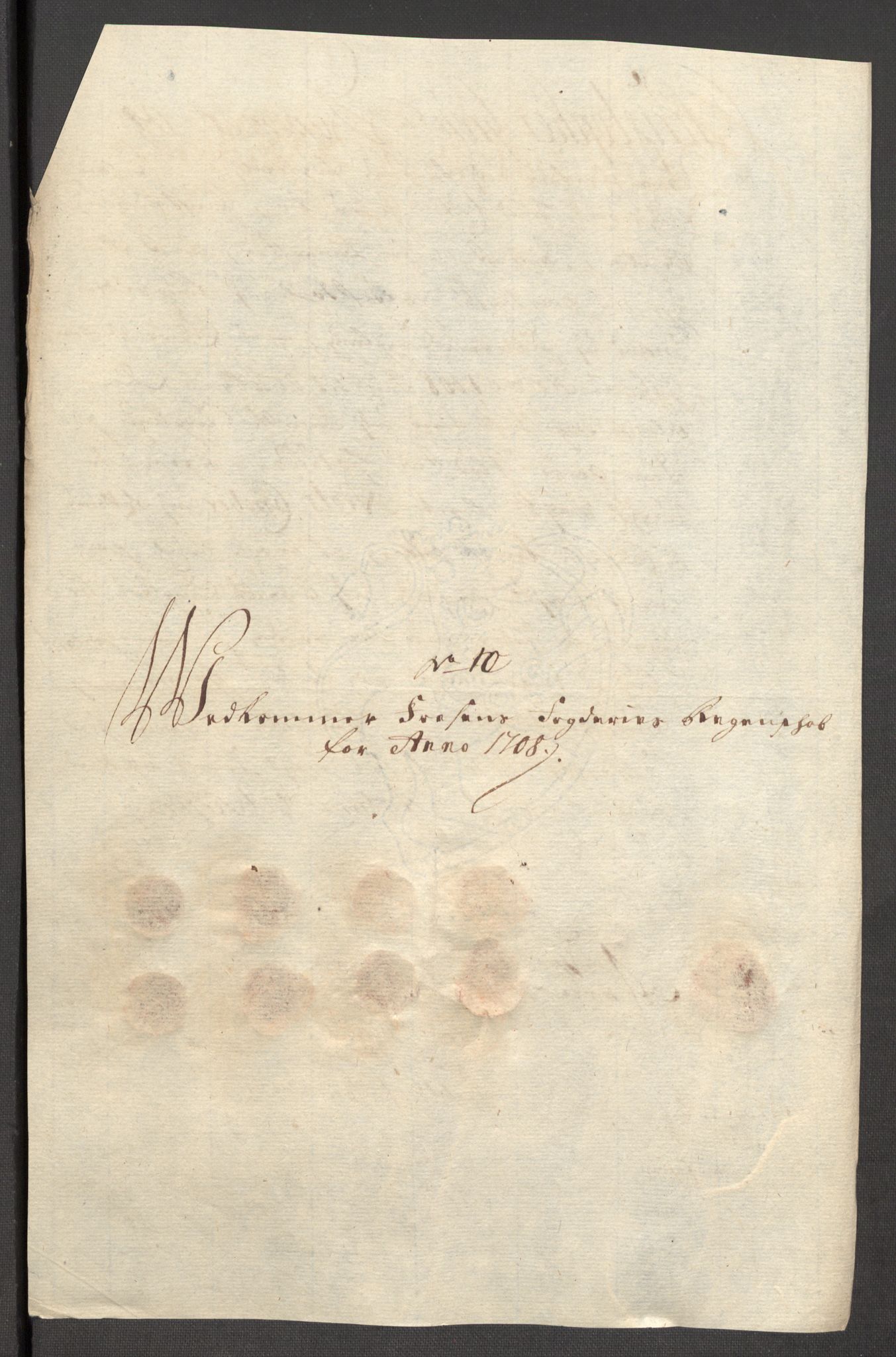 Rentekammeret inntil 1814, Reviderte regnskaper, Fogderegnskap, AV/RA-EA-4092/R57/L3858: Fogderegnskap Fosen, 1708-1709, s. 124