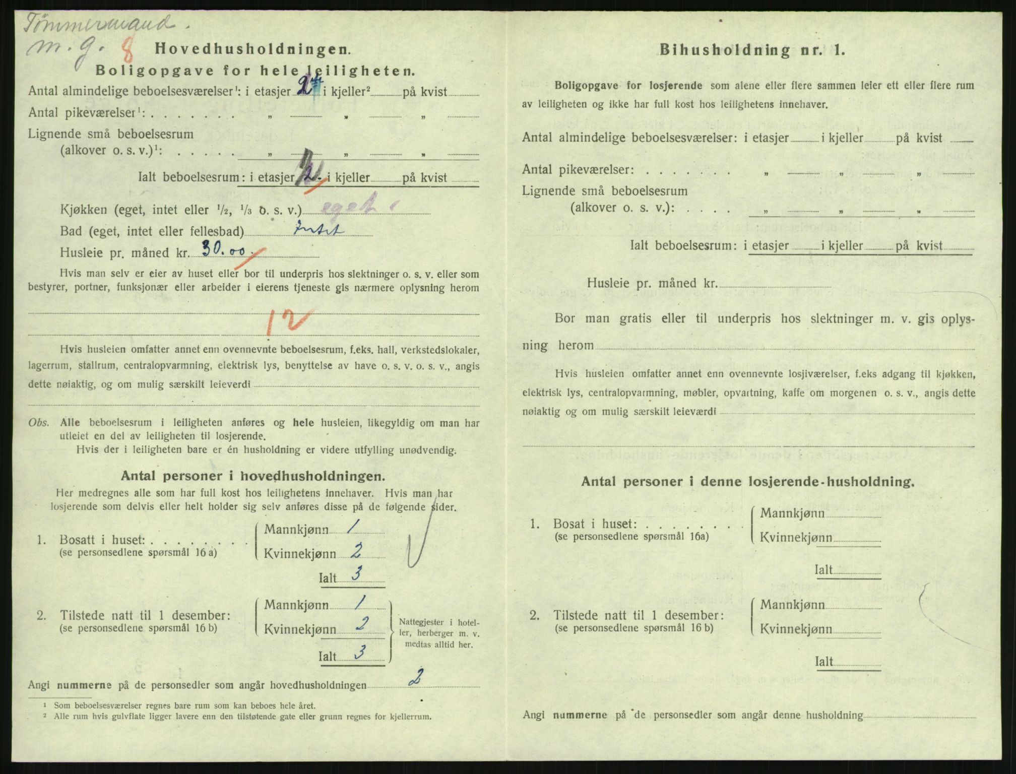 SAH, Folketelling 1920 for 0501 Lillehammer kjøpstad, 1920, s. 3391