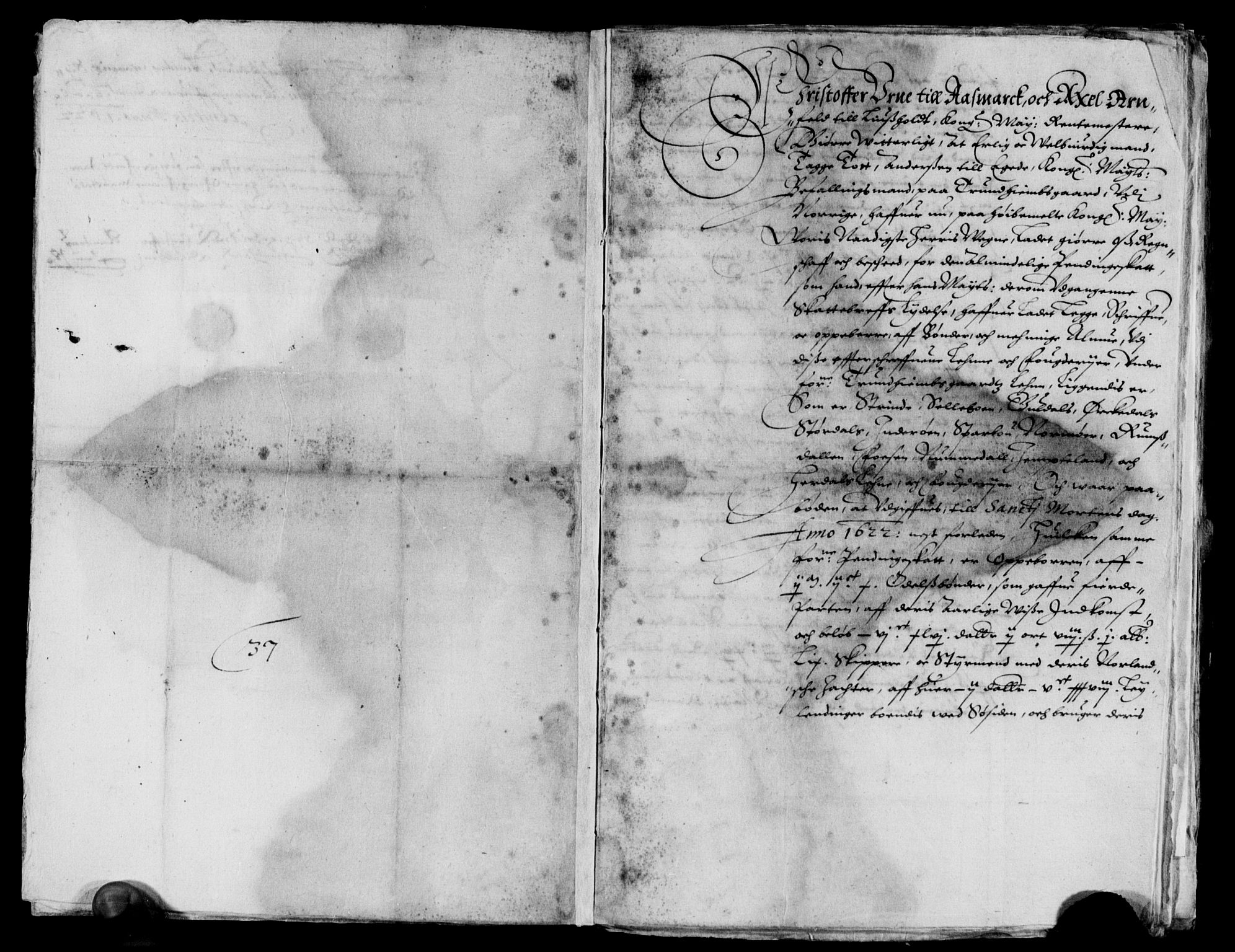 Rentekammeret inntil 1814, Reviderte regnskaper, Lensregnskaper, AV/RA-EA-5023/R/Rb/Rbw/L0033: Trondheim len, 1620-1628