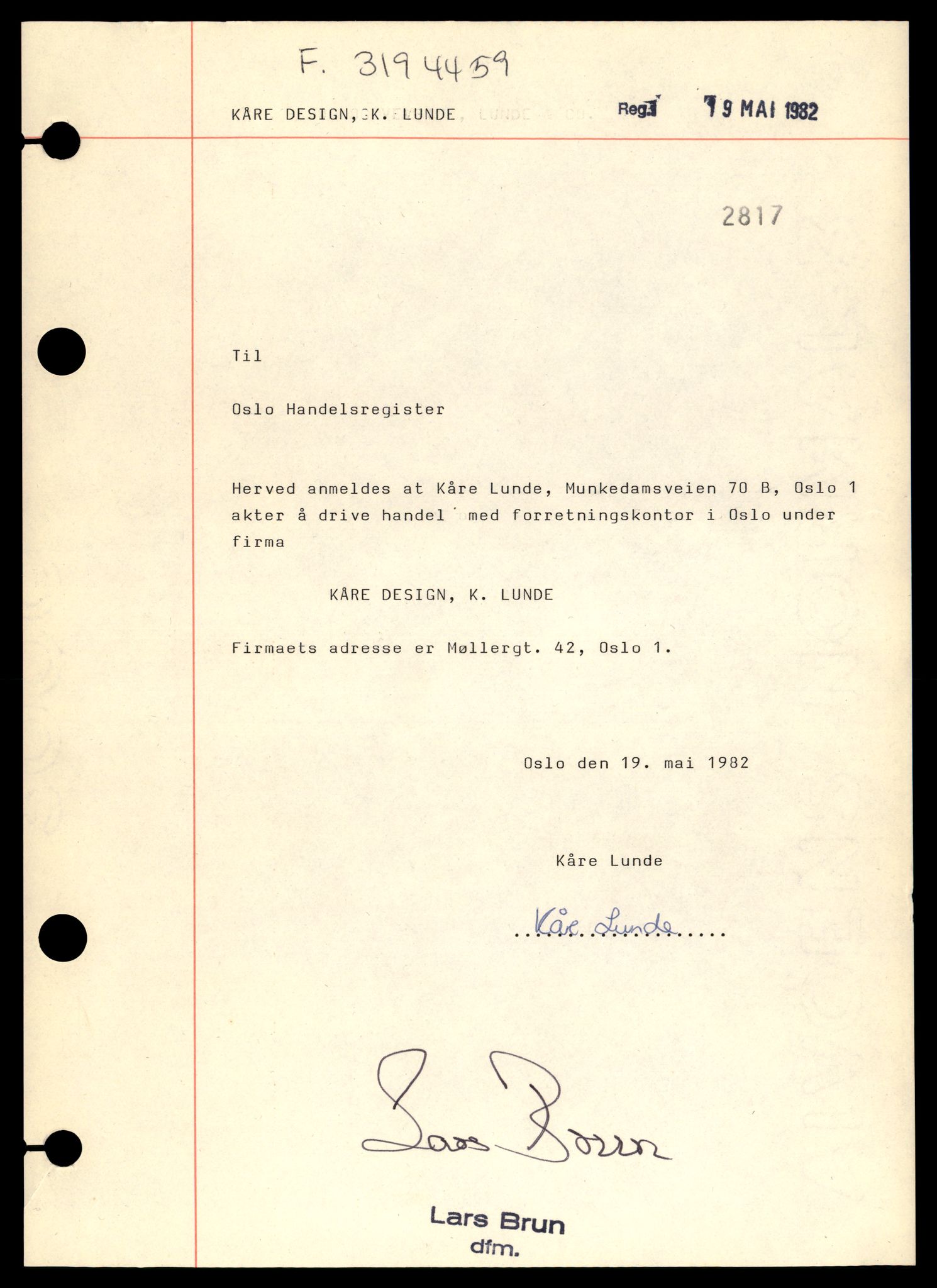 Oslo byfogd, Handelsregisteret, AV/SAT-A-10867/G/Gb/Gba/L0022: Enkeltmannsforetak, Ka-Kjek, 1944-1990