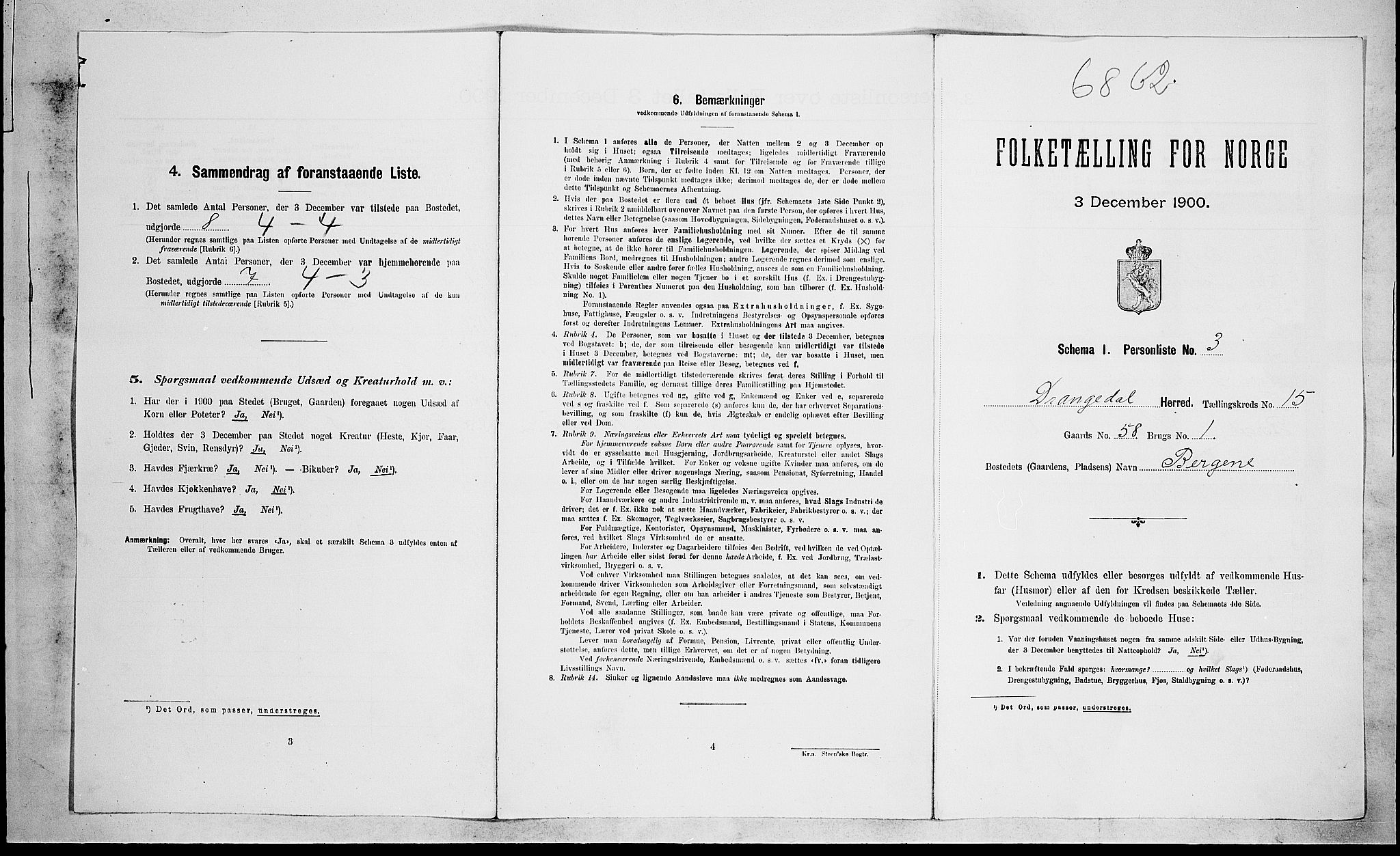 SAKO, Folketelling 1900 for 0817 Drangedal herred, 1900, s. 1159