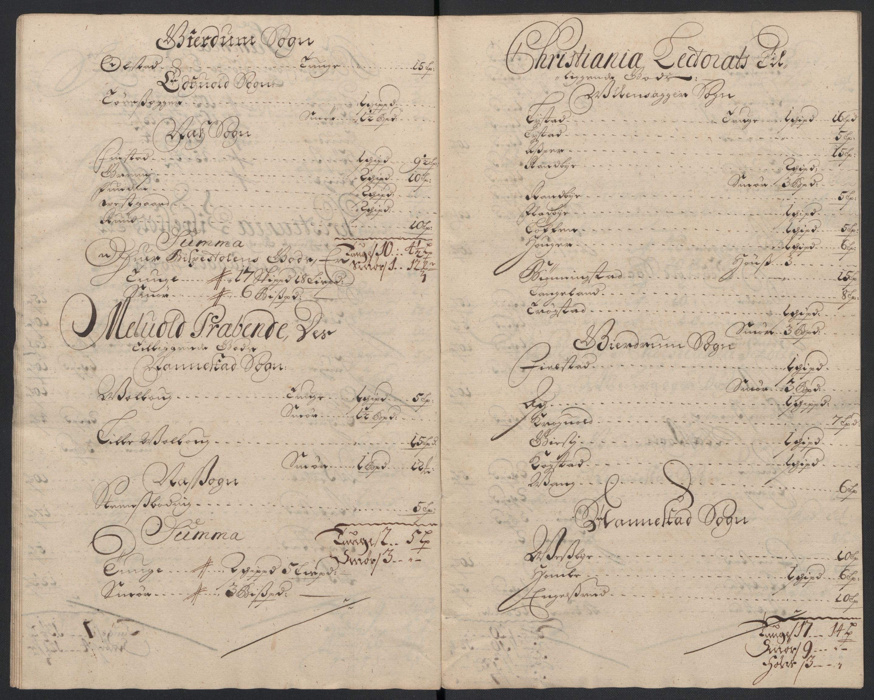 Rentekammeret inntil 1814, Reviderte regnskaper, Fogderegnskap, AV/RA-EA-4092/R12/L0717: Fogderegnskap Øvre Romerike, 1704-1705, s. 349