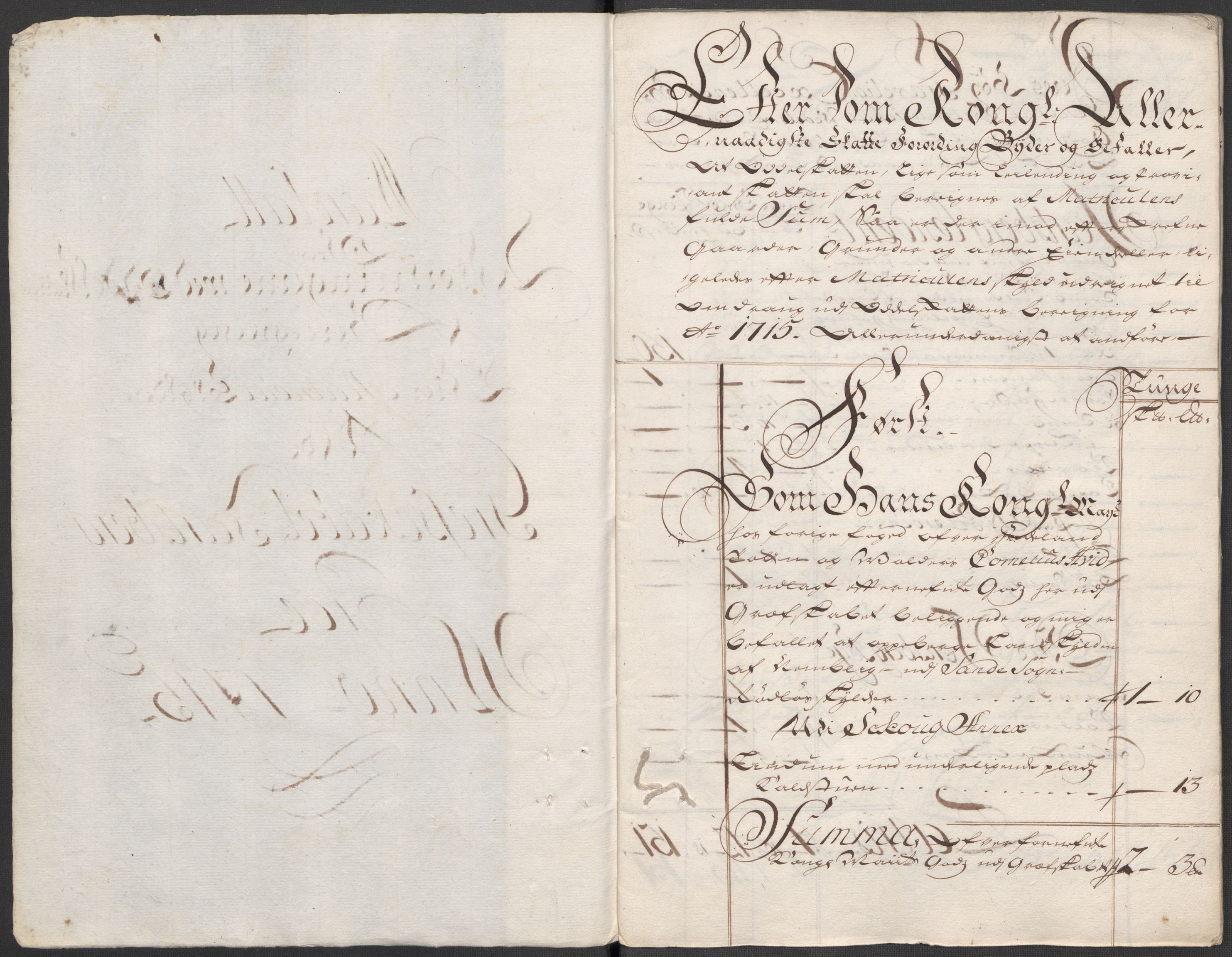 Rentekammeret inntil 1814, Reviderte regnskaper, Fogderegnskap, AV/RA-EA-4092/R32/L1879: Fogderegnskap Jarlsberg grevskap, 1714-1715, s. 402