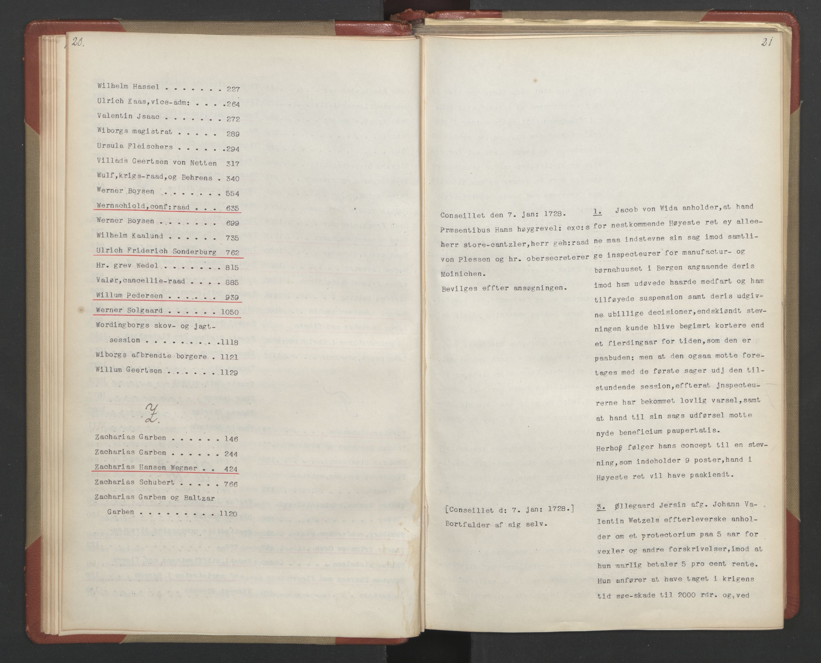 Avskriftsamlingen, RA/EA-4022/F/Fa/L0091: Supplikker, 1728, s. 14