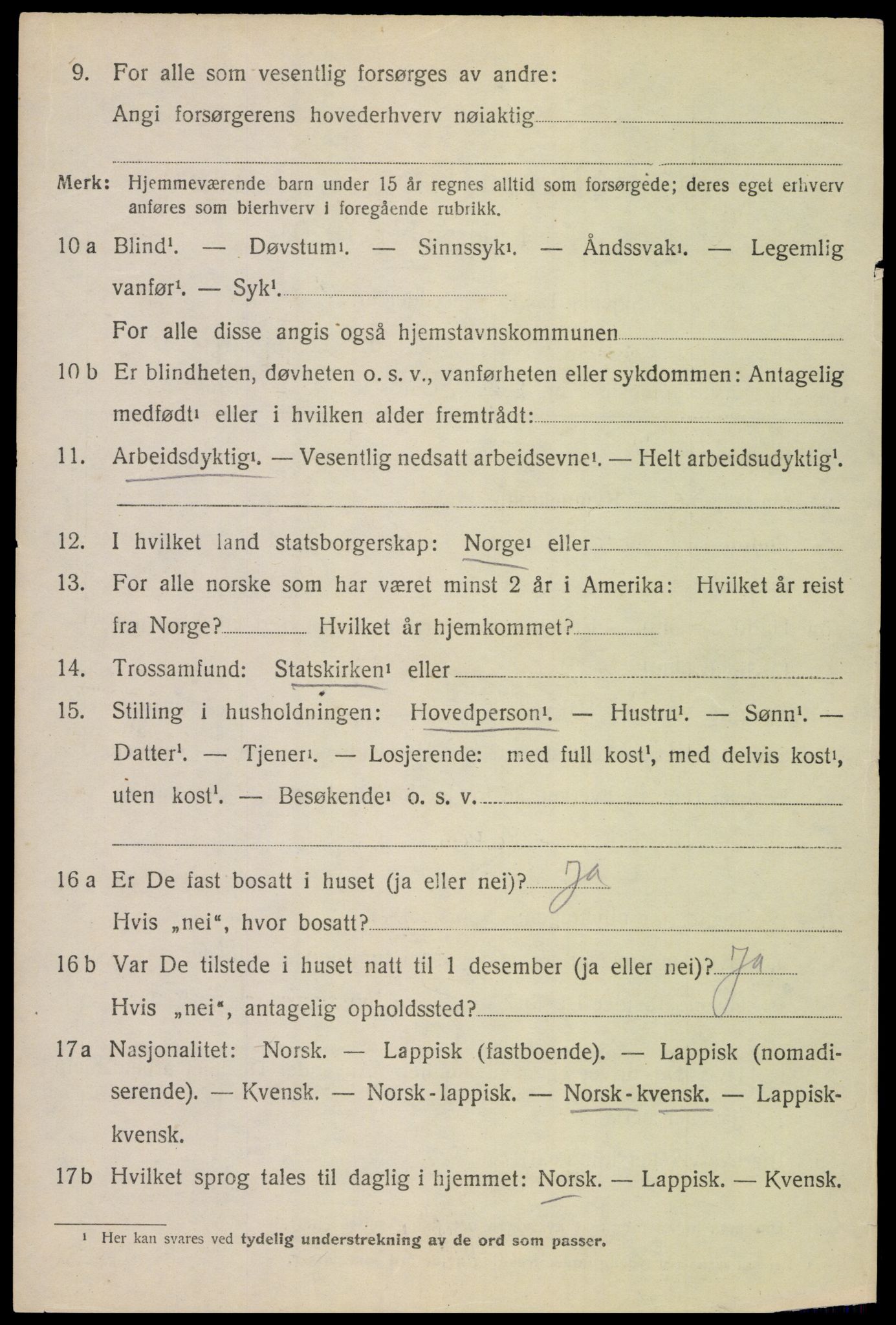 SAT, Folketelling 1920 for 1853 Evenes herred, 1920, s. 8671