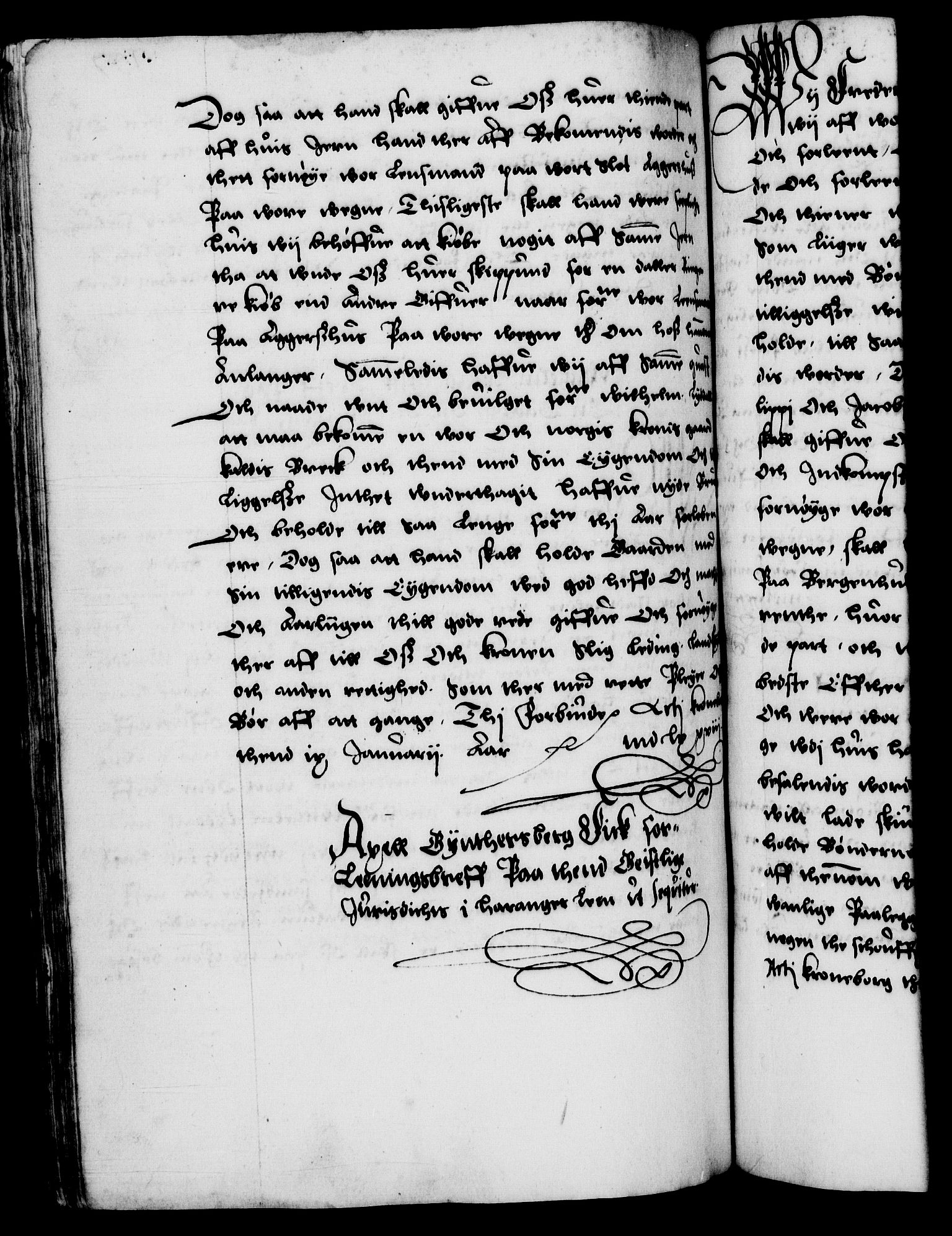 Danske Kanselli 1572-1799, RA/EA-3023/F/Fc/Fca/Fcaa/L0001: Norske registre (mikrofilm), 1572-1588, s. 197b