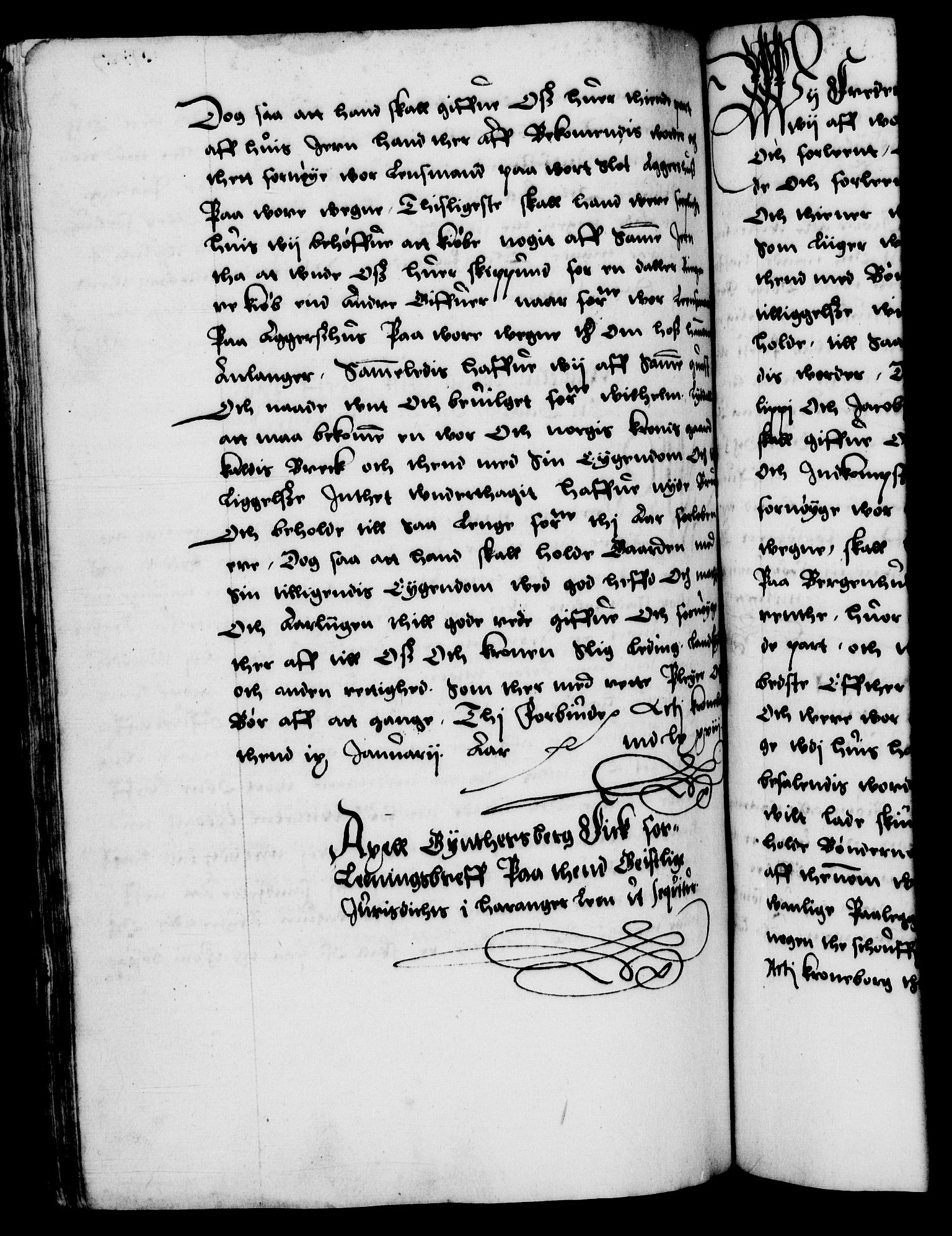 Danske Kanselli 1572-1799, AV/RA-EA-3023/F/Fc/Fca/Fcaa/L0001: Norske registre (mikrofilm), 1572-1588, s. 197b