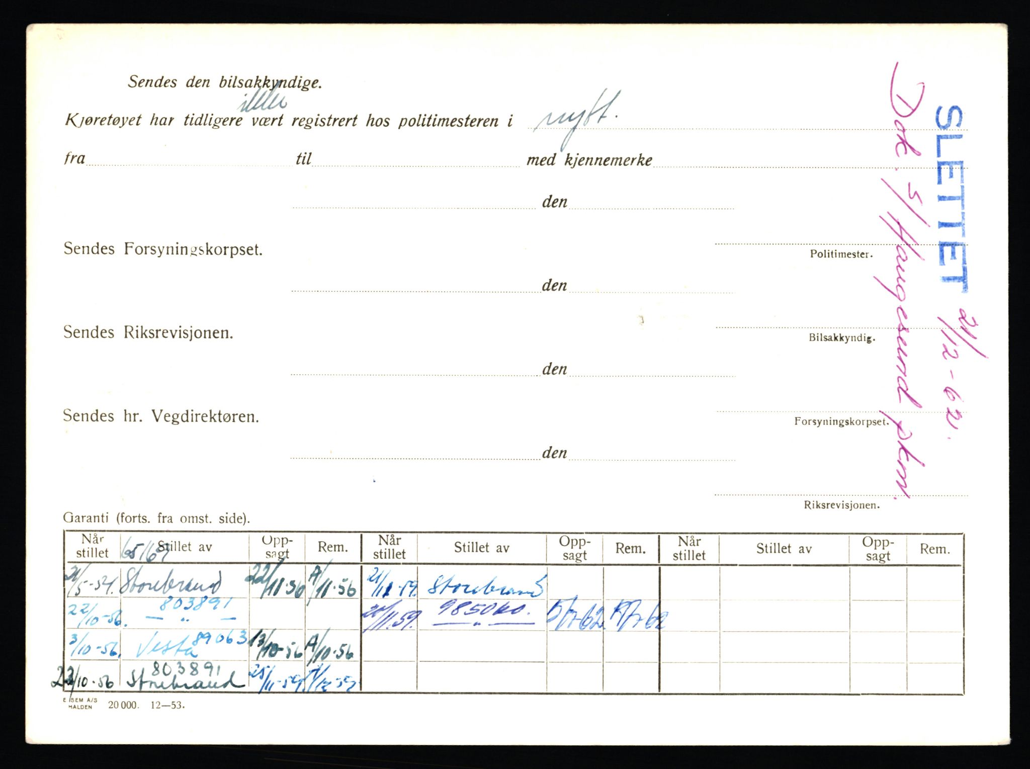 Stavanger trafikkstasjon, AV/SAST-A-101942/0/F/L0046: L-27800 - L-28399, 1930-1971, s. 263