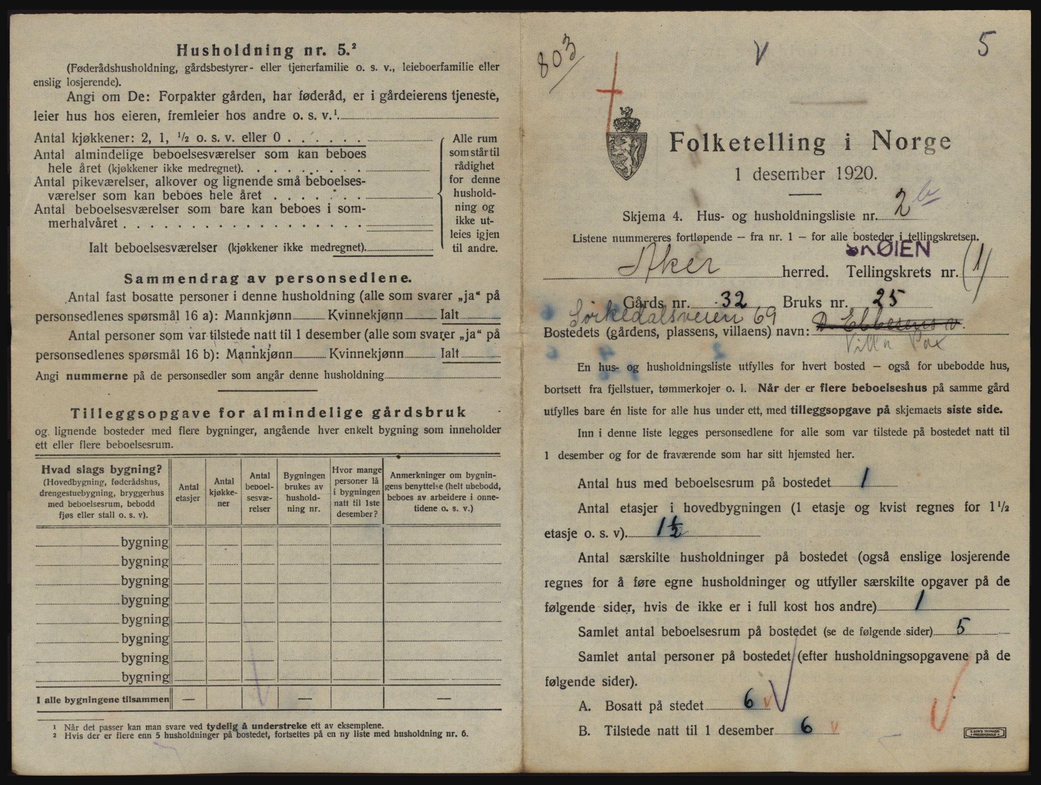 SAO, Folketelling 1920 for 0218 Aker herred, 1920, s. 518