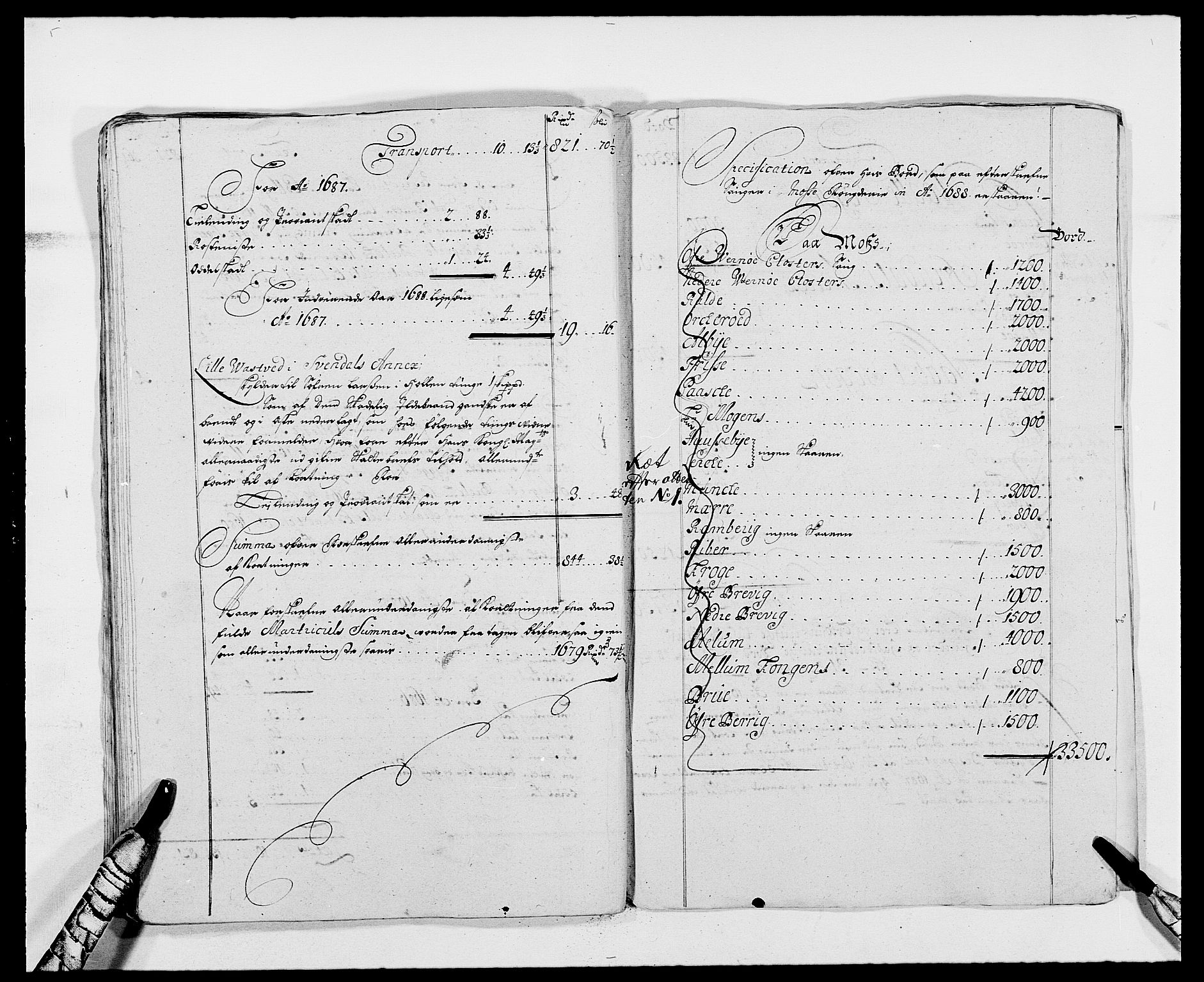 Rentekammeret inntil 1814, Reviderte regnskaper, Fogderegnskap, AV/RA-EA-4092/R02/L0106: Fogderegnskap Moss og Verne kloster, 1688-1691, s. 94