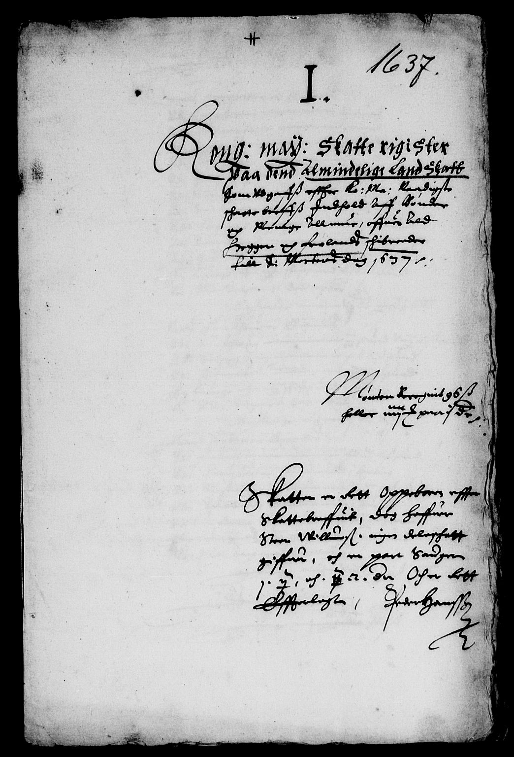 Rentekammeret inntil 1814, Reviderte regnskaper, Lensregnskaper, AV/RA-EA-5023/R/Rb/Rba/L0134: Akershus len, 1637