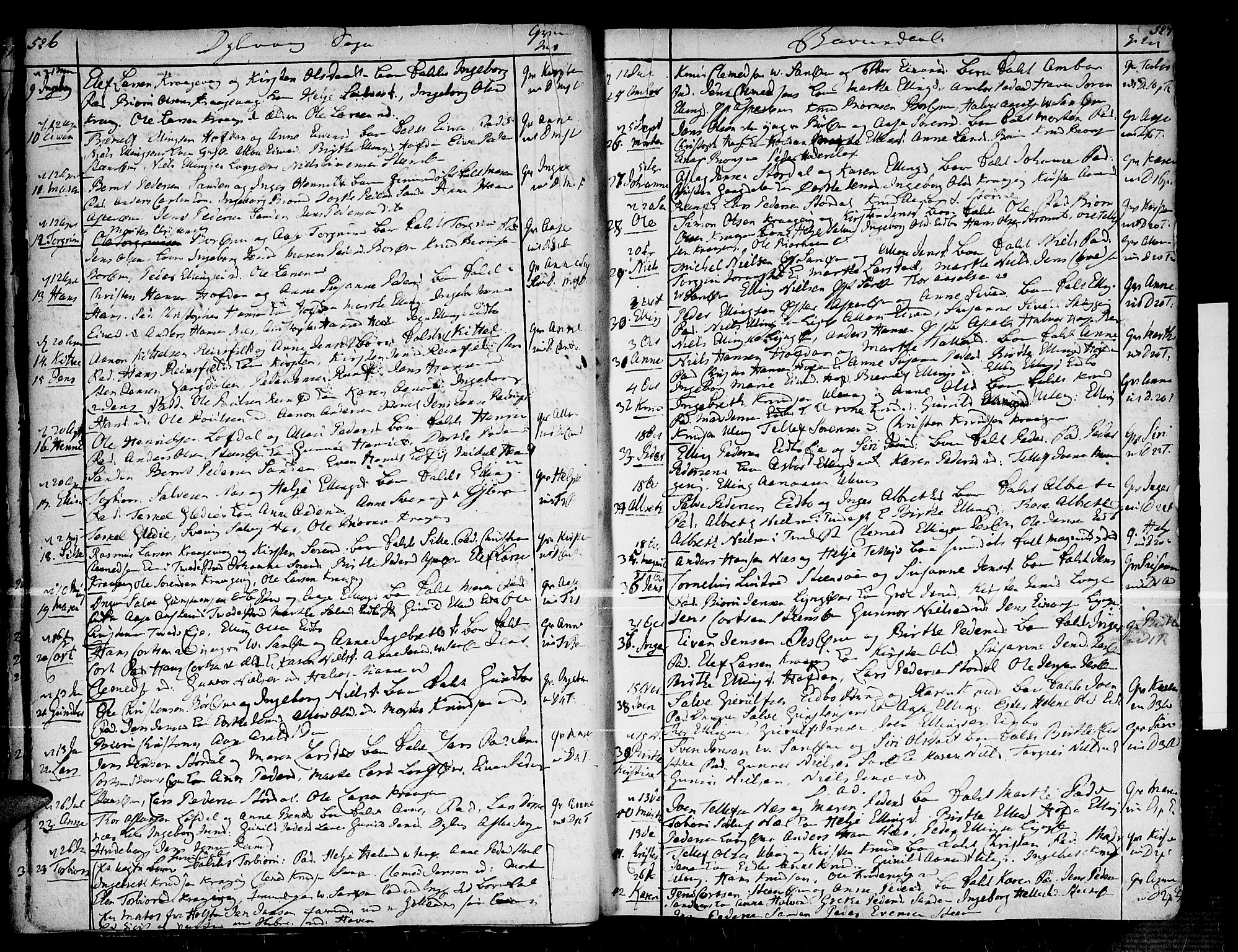 Dypvåg sokneprestkontor, AV/SAK-1111-0007/F/Fa/Faa/L0001: Ministerialbok nr. A 1 /1, 1765-1798, s. 526-527
