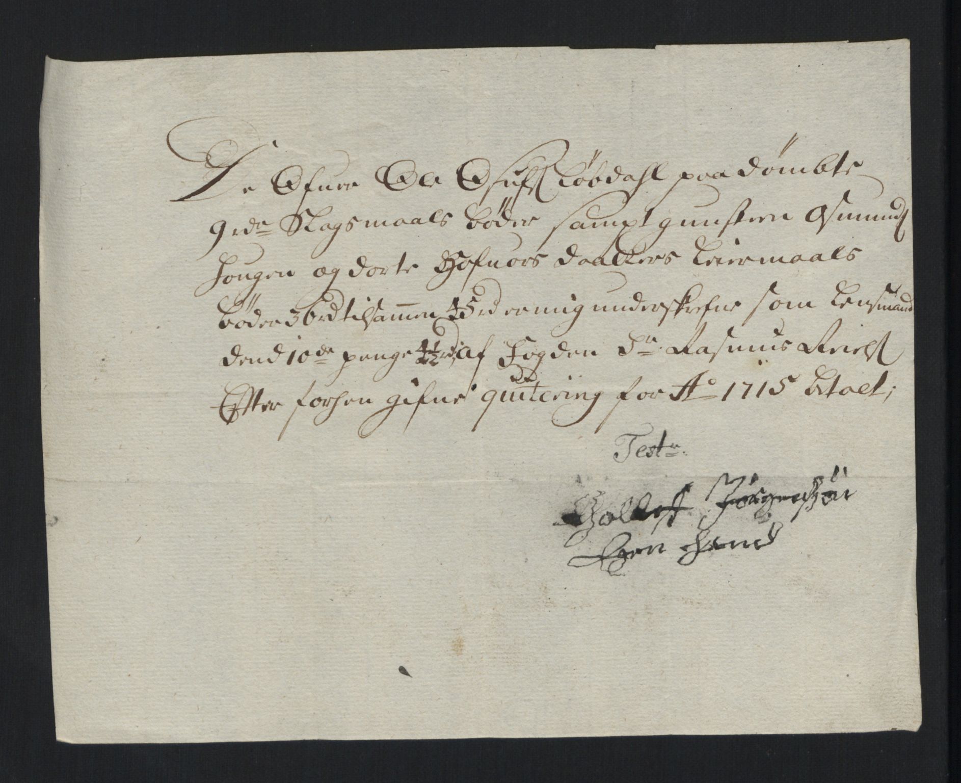 Rentekammeret inntil 1814, Reviderte regnskaper, Fogderegnskap, AV/RA-EA-4092/R40/L2451: Fogderegnskap Råbyggelag, 1714-1715, s. 337