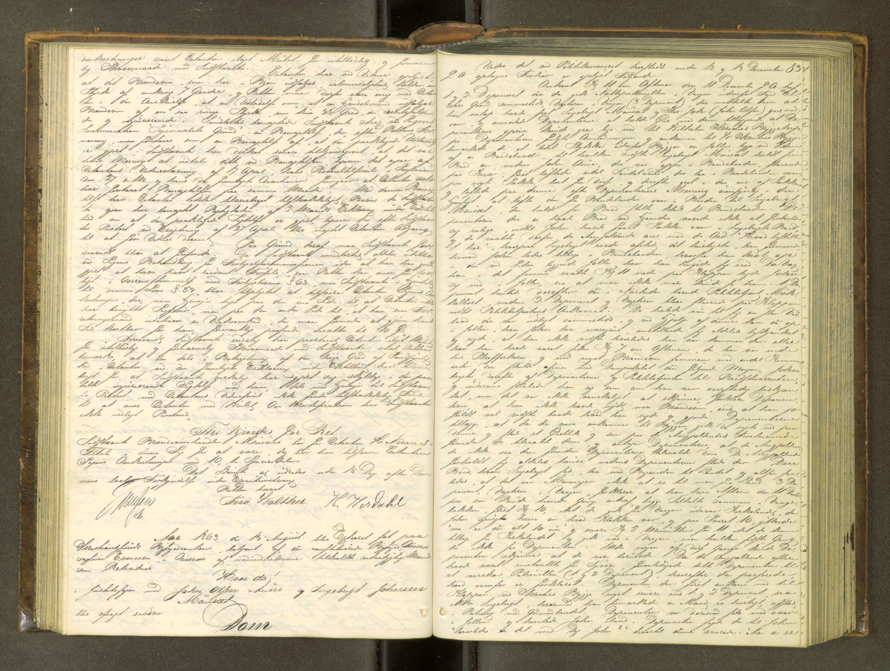 Kristiansund byfogd, AV/SAT-A-4587/A/04/L0003: Domprotokoll. Aut. 08.10.1861, 1861-1868, s. 82b-83a