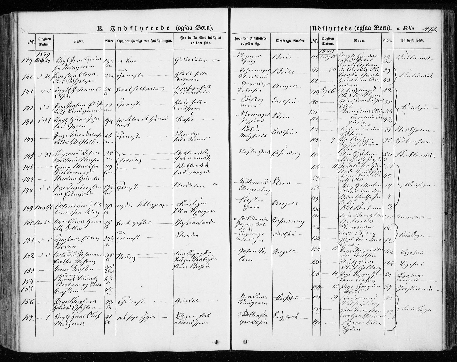 Ministerialprotokoller, klokkerbøker og fødselsregistre - Sør-Trøndelag, SAT/A-1456/601/L0051: Ministerialbok nr. 601A19, 1848-1857, s. 472