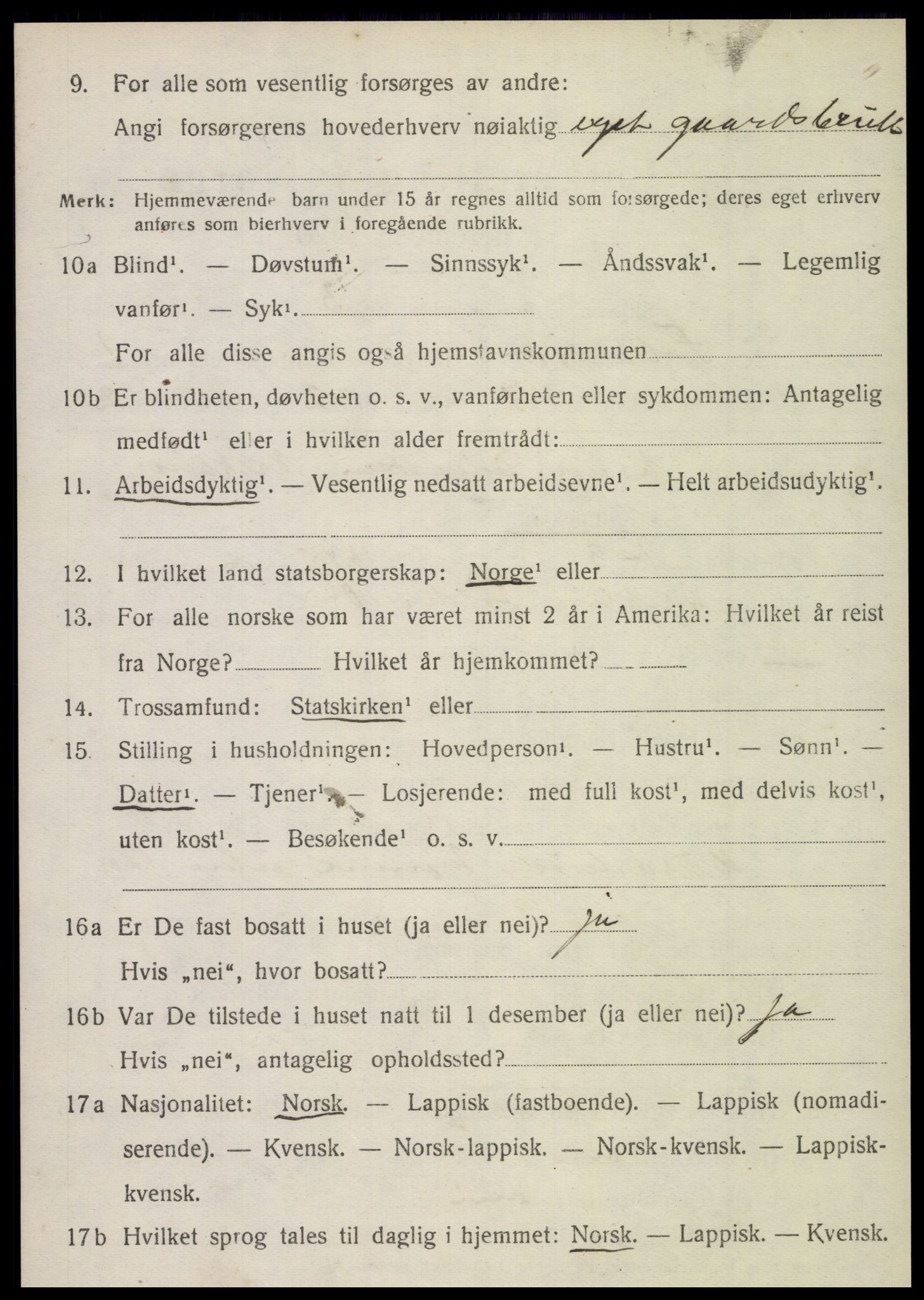 SAT, Folketelling 1920 for 1753 Foldereid herred, 1920, s. 459