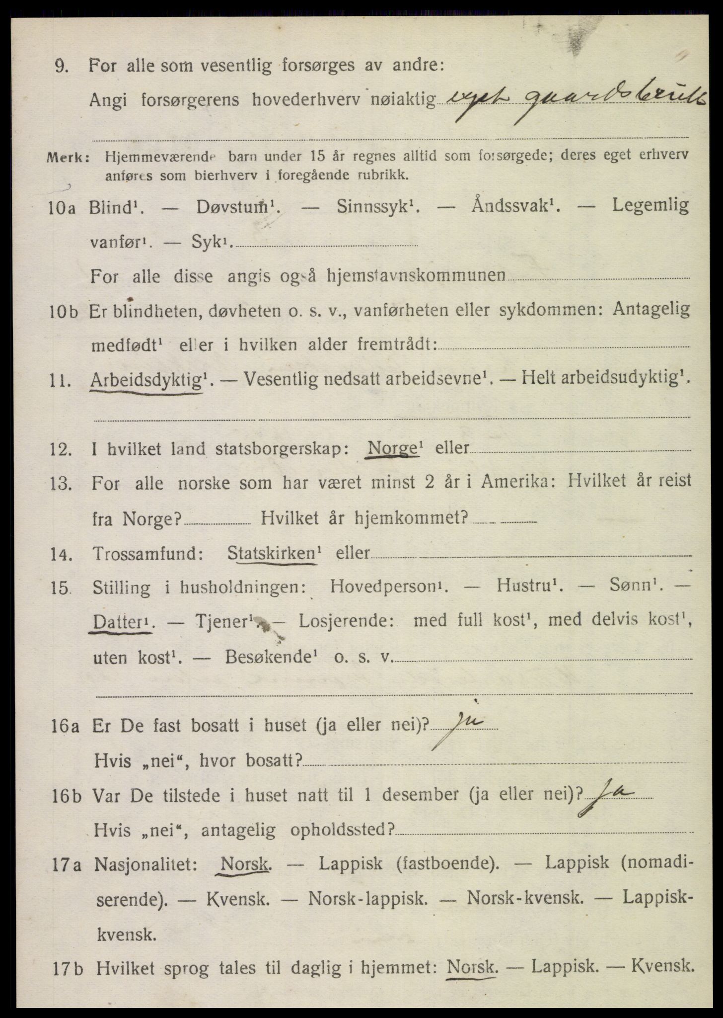 SAT, Folketelling 1920 for 1753 Foldereid herred, 1920, s. 459