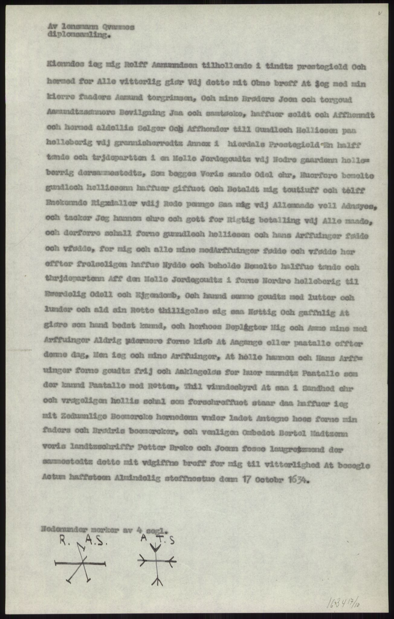 Samlinger til kildeutgivelse, Diplomavskriftsamlingen, AV/RA-EA-4053/H/Ha, s. 1940