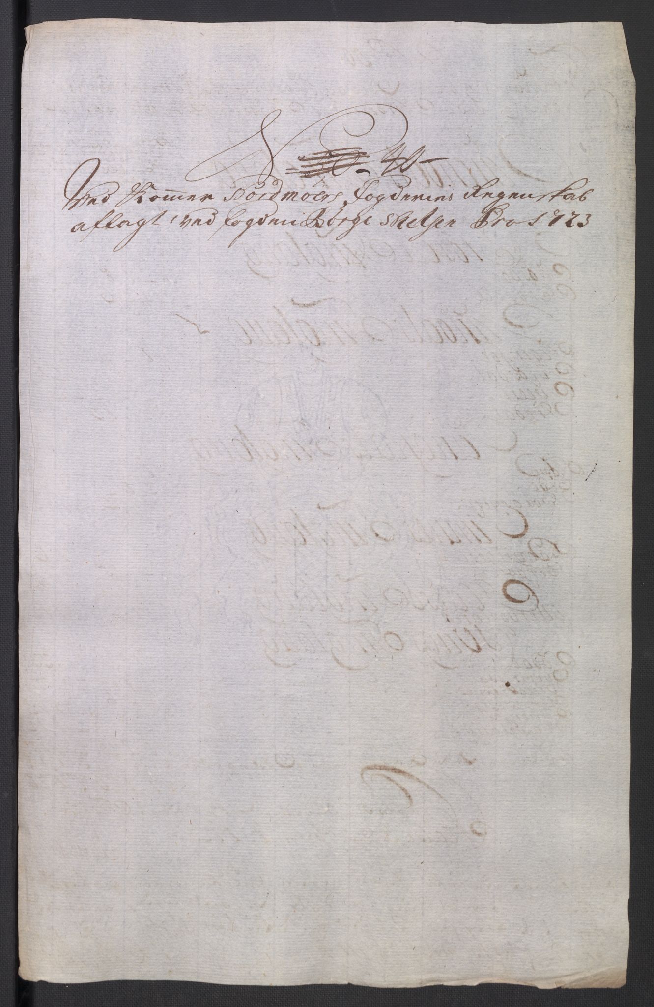 Rentekammeret inntil 1814, Reviderte regnskaper, Fogderegnskap, RA/EA-4092/R56/L3756: Fogderegnskap Nordmøre, 1723, s. 269