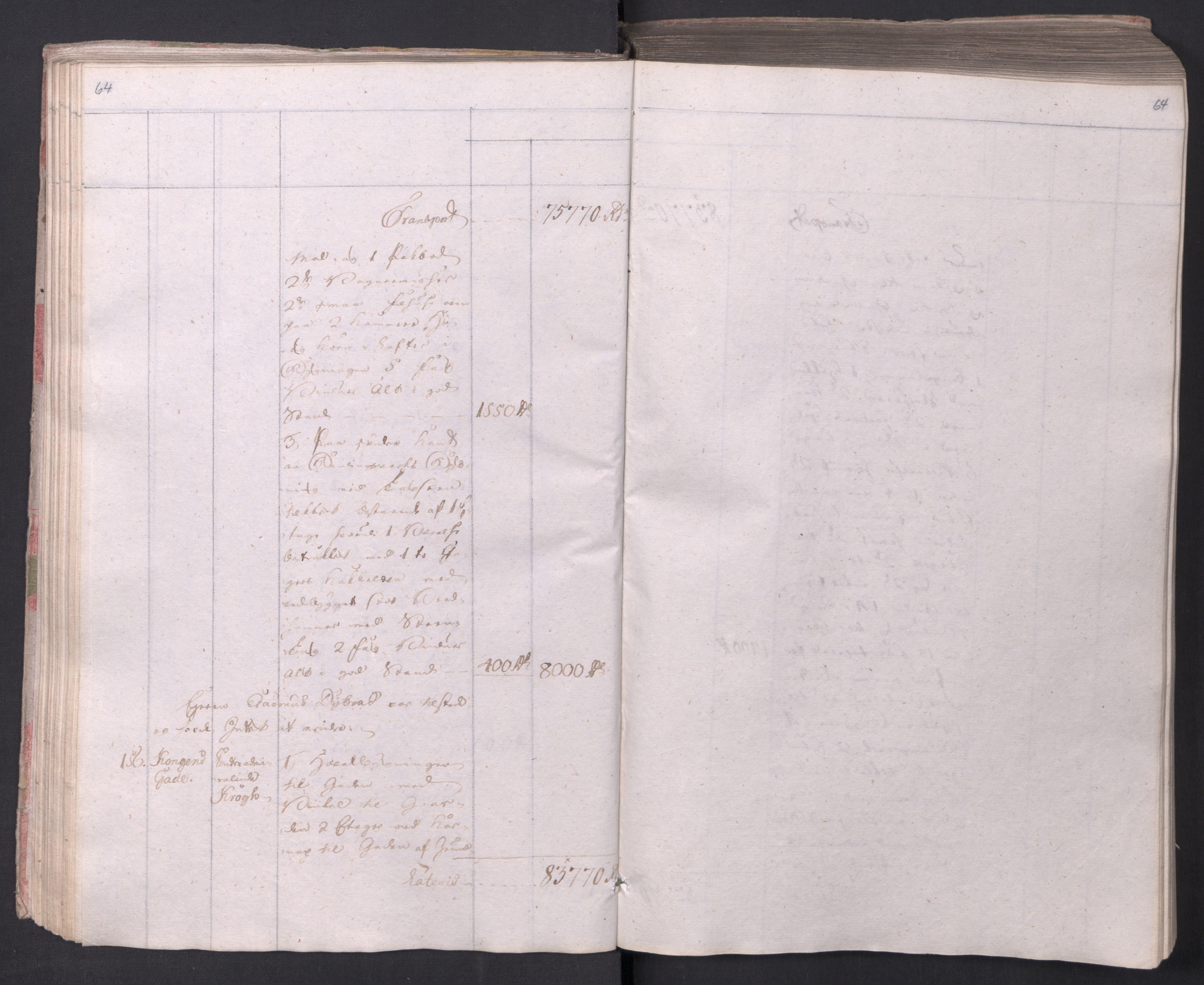 Kristiania stiftamt, AV/SAO-A-10386/I/Ia/L0015: Branntakster, 1797, s. 64