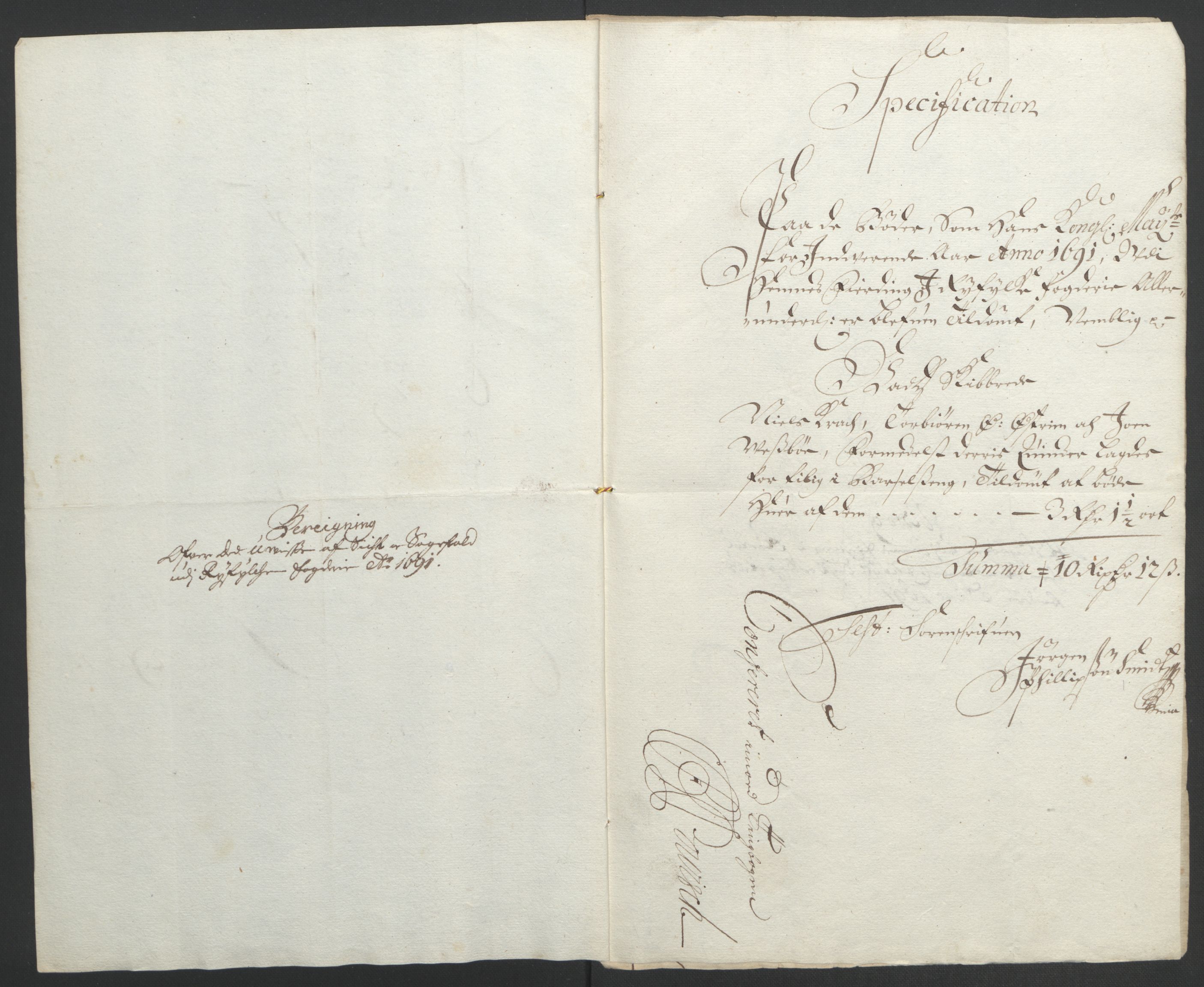 Rentekammeret inntil 1814, Reviderte regnskaper, Fogderegnskap, AV/RA-EA-4092/R47/L2856: Fogderegnskap Ryfylke, 1689-1693, s. 330
