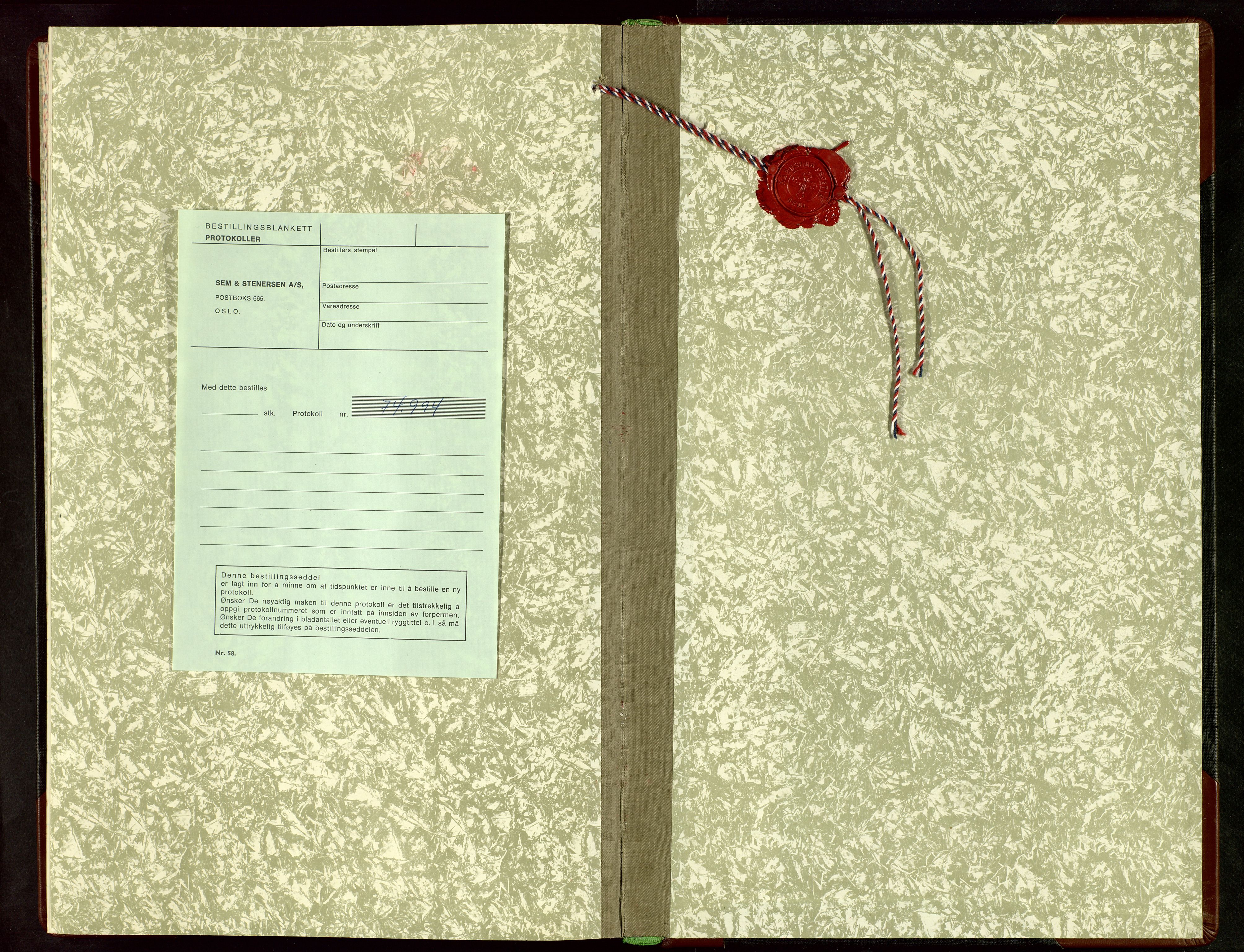 Kopervik sokneprestkontor, AV/SAST-A-101850/H/Ha/Hab/L0013: Klokkerbok nr. B 13, 1971-1973