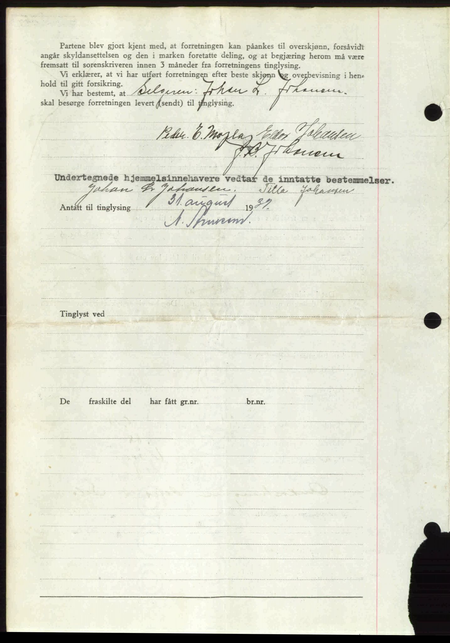 Rana sorenskriveri , SAT/A-1108/1/2/2C: Pantebok nr. A 6, 1939-1940, Dagboknr: 1366/1939