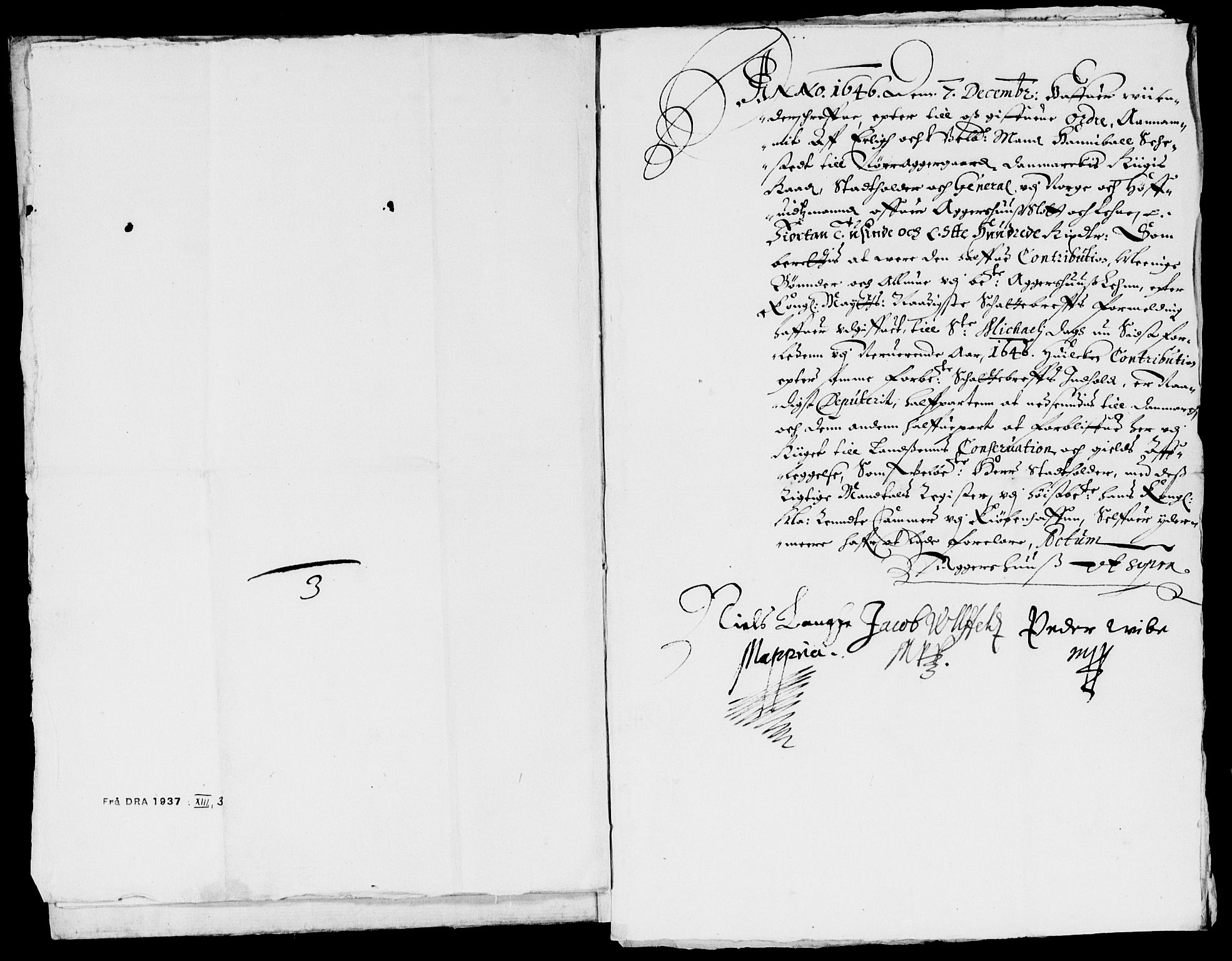 Rentekammeret inntil 1814, Reviderte regnskaper, Lensregnskaper, RA/EA-5023/R/Rb/Rba/L0189: Akershus len, 1646-1647