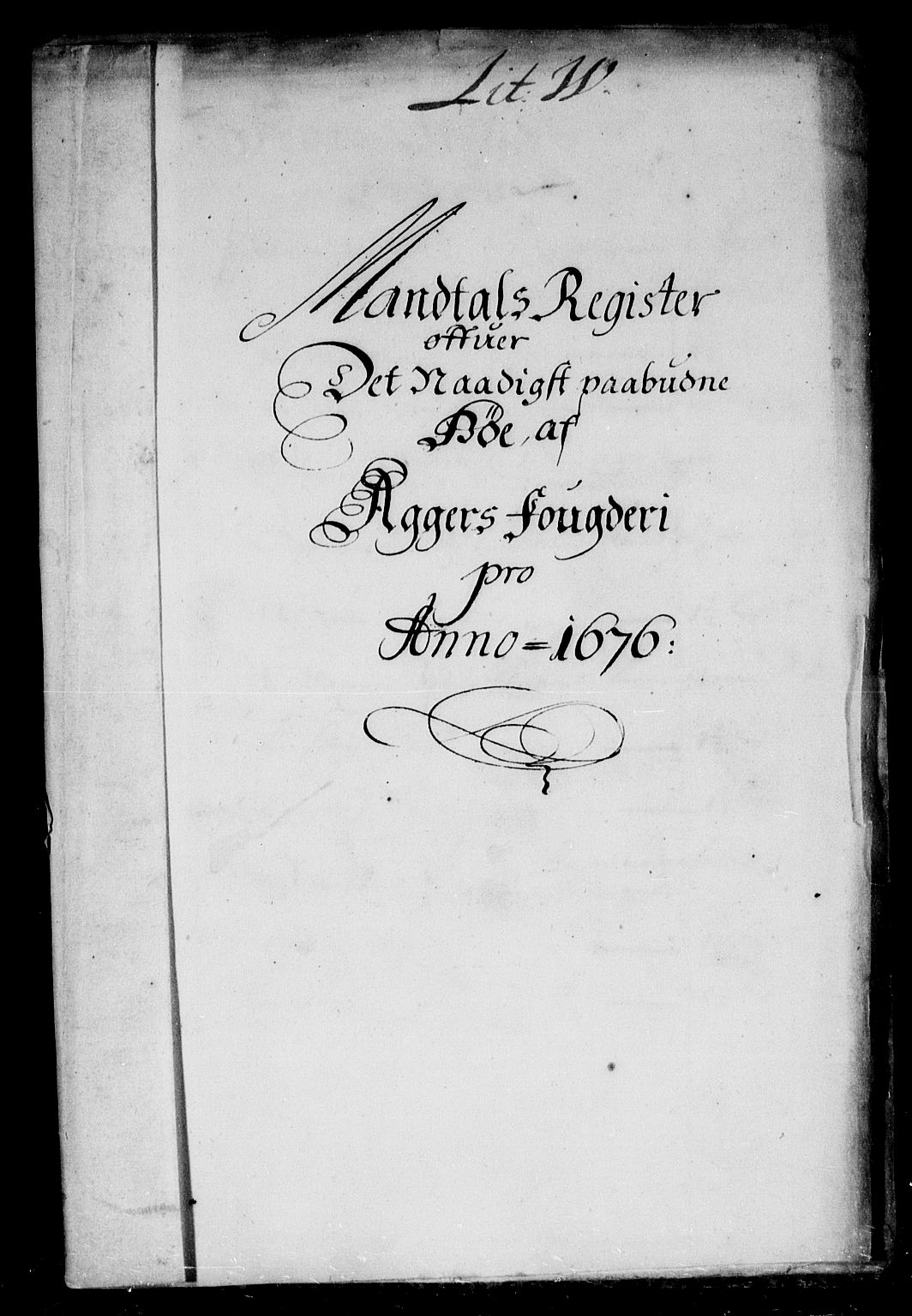 Rentekammeret inntil 1814, Reviderte regnskaper, Stiftamtstueregnskaper, Landkommissariatet på Akershus og Akershus stiftamt, AV/RA-EA-5869/R/Rb/L0123: Akershus stiftamt, 1676