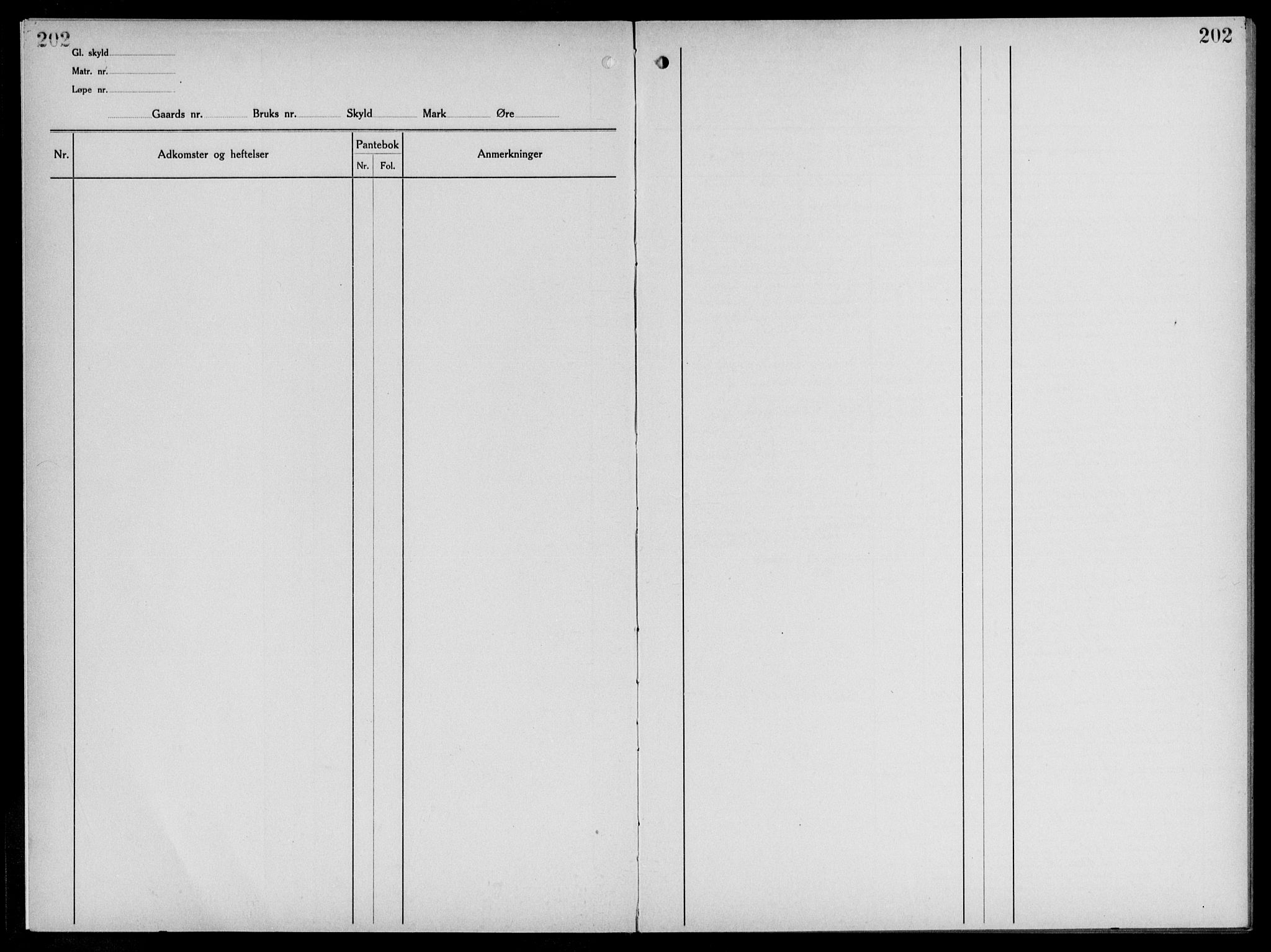 Midhordland sorenskriveri, SAB/A-3001/1/G/Ga/Gab/L0031b: Panteregister nr. II.A.b.31b, s. 202