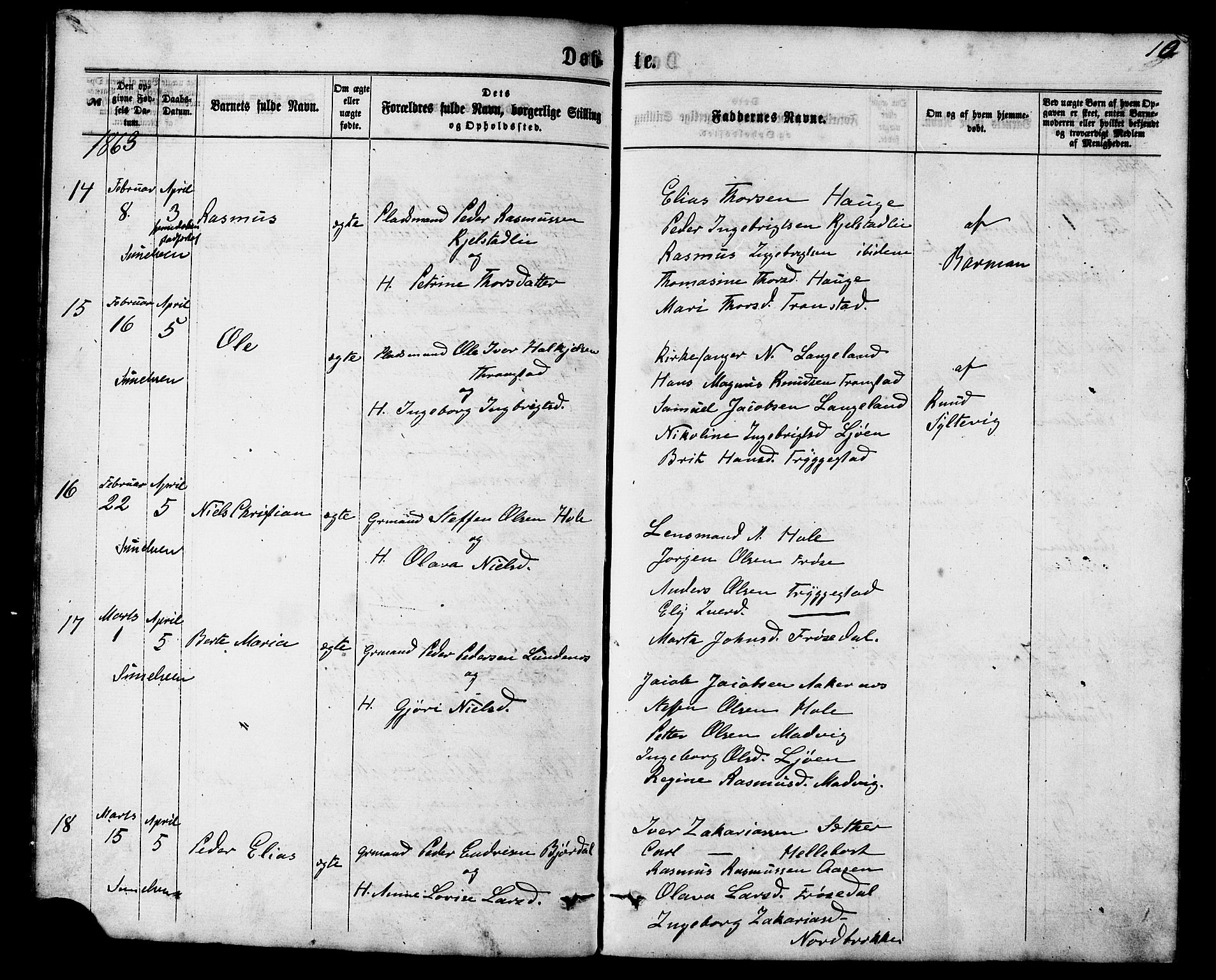 Ministerialprotokoller, klokkerbøker og fødselsregistre - Møre og Romsdal, AV/SAT-A-1454/517/L0226: Ministerialbok nr. 517A06, 1862-1881, s. 10