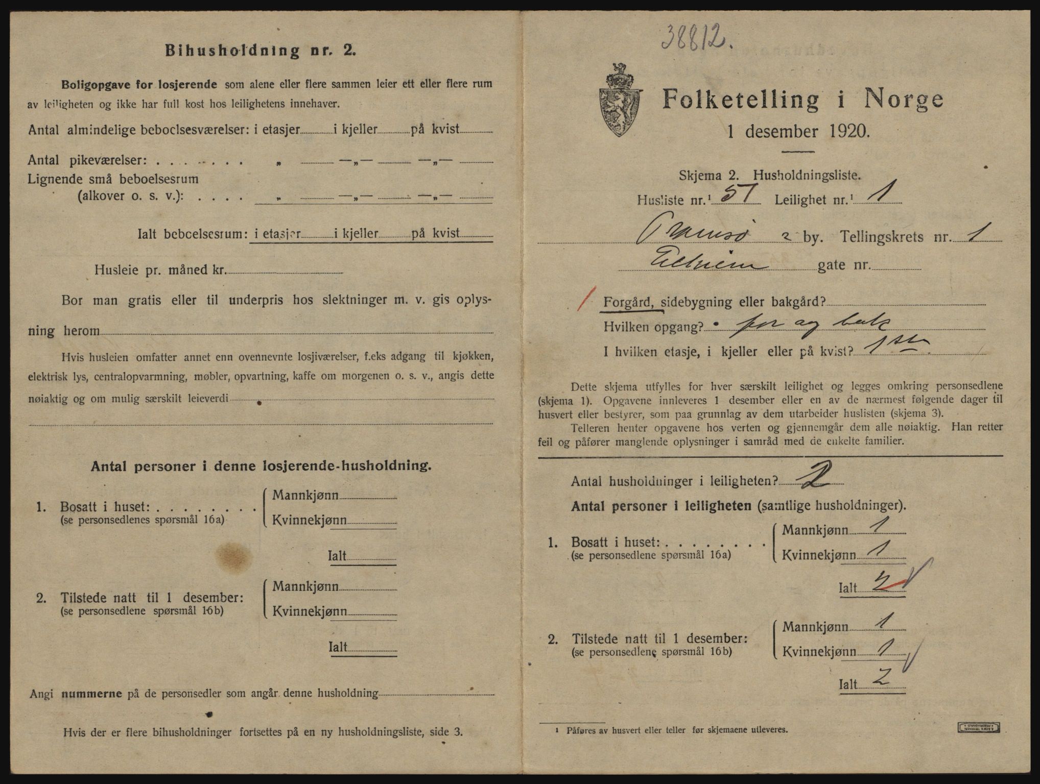 SATØ, Folketelling 1920 for 1902 Tromsø kjøpstad, 1920, s. 2579