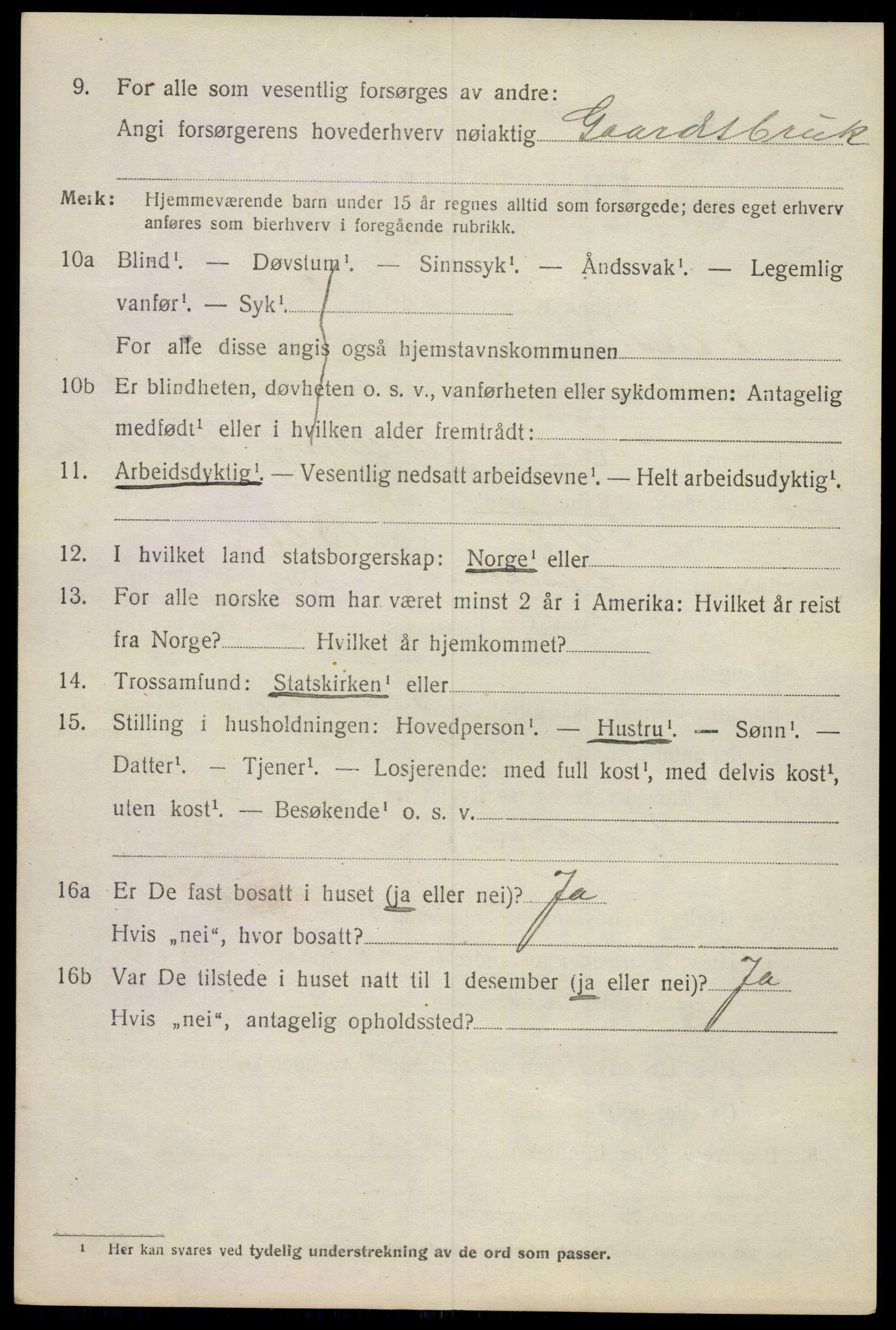 SAKO, Folketelling 1920 for 0719 Andebu herred, 1920, s. 2863