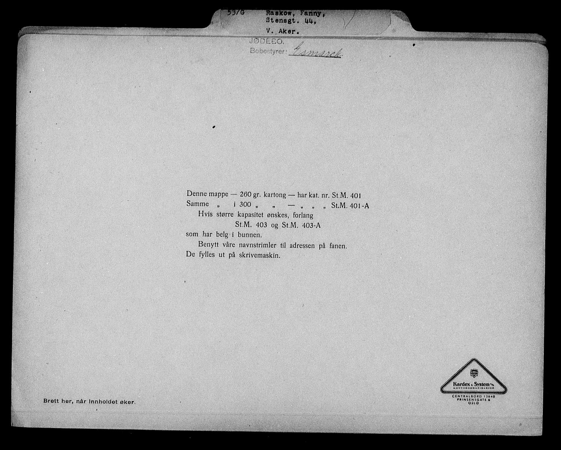 Justisdepartementet, Tilbakeføringskontoret for inndratte formuer, AV/RA-S-1564/H/Hc/Hcc/L0972: --, 1945-1947, s. 3