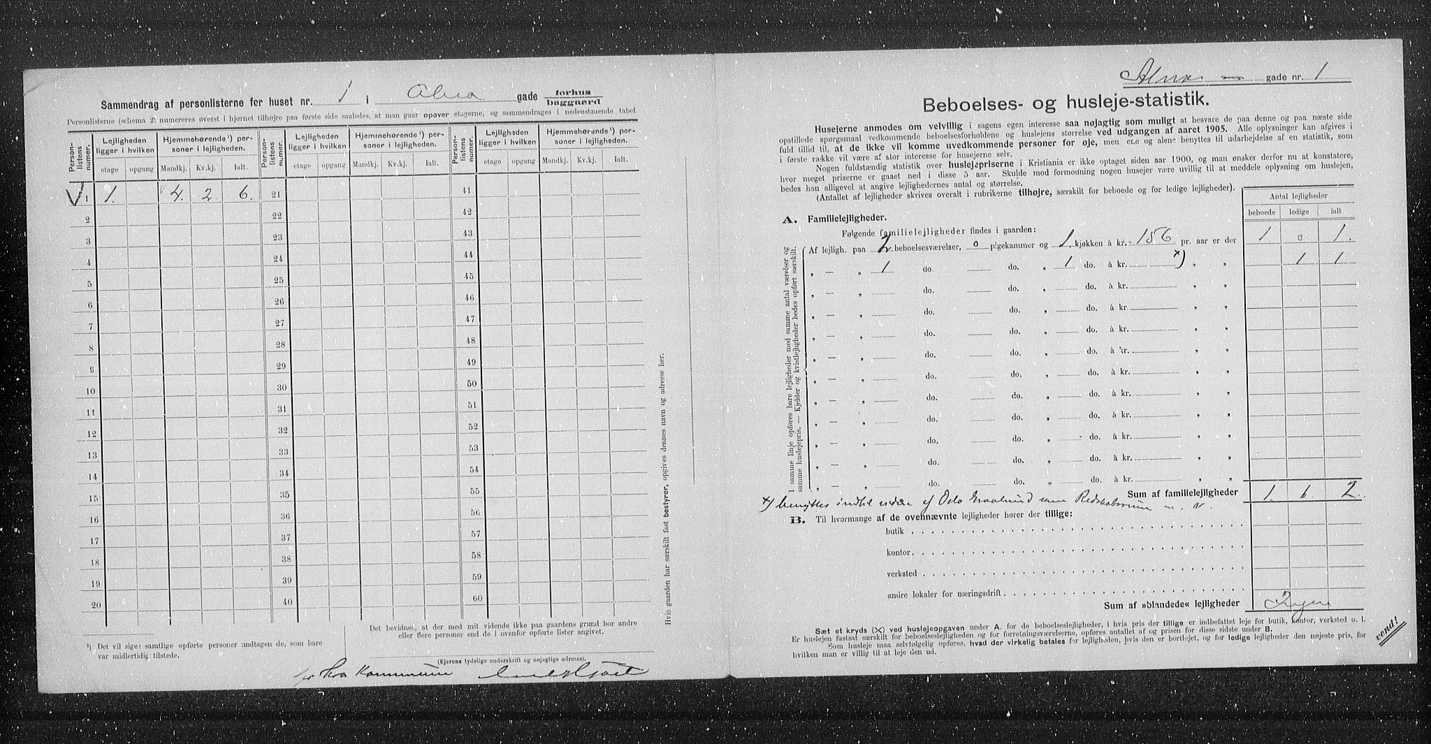 OBA, Kommunal folketelling 31.12.1905 for Kristiania kjøpstad, 1905, s. 596