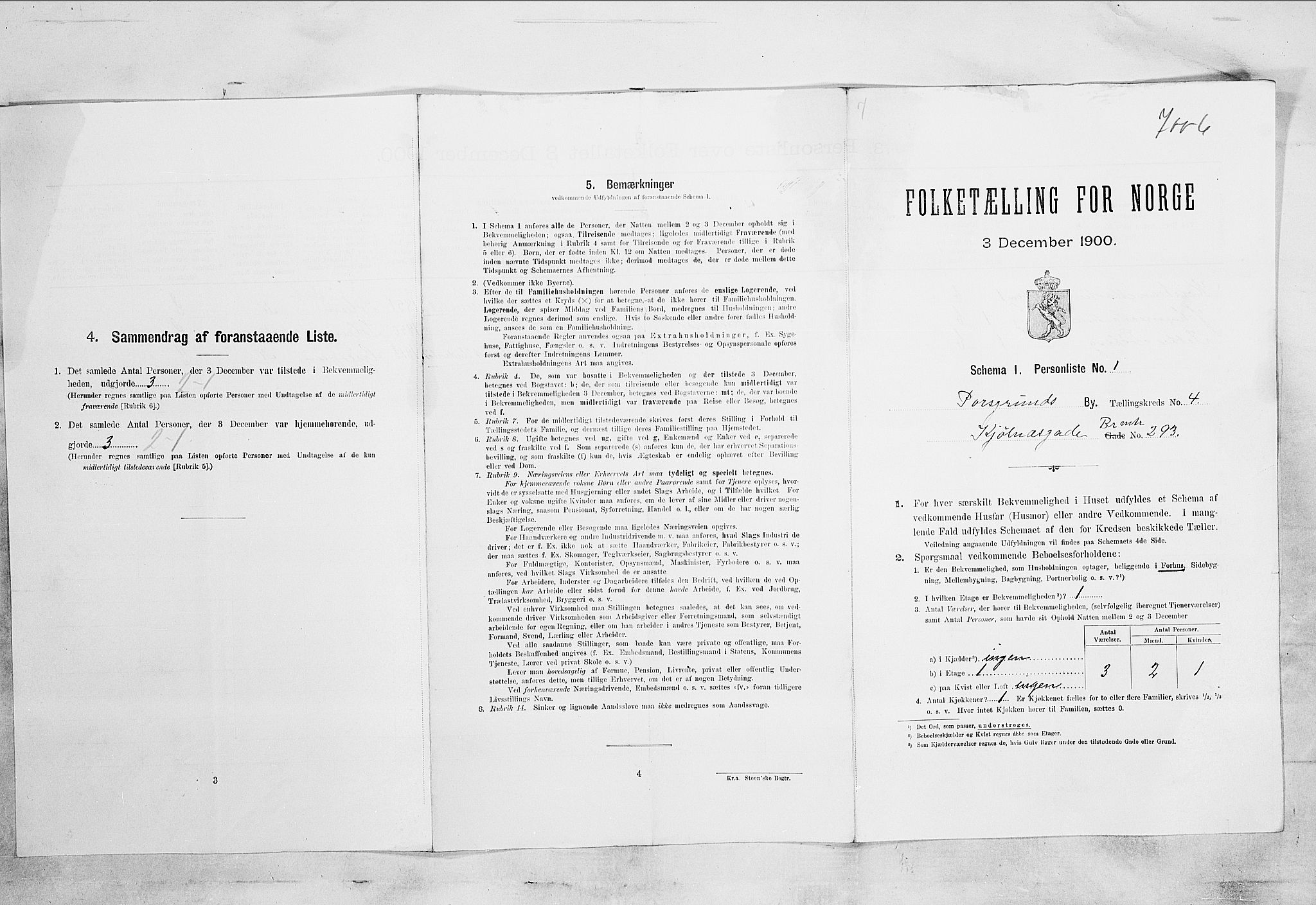 SAKO, Folketelling 1900 for 0805 Porsgrunn kjøpstad, 1900, s. 567