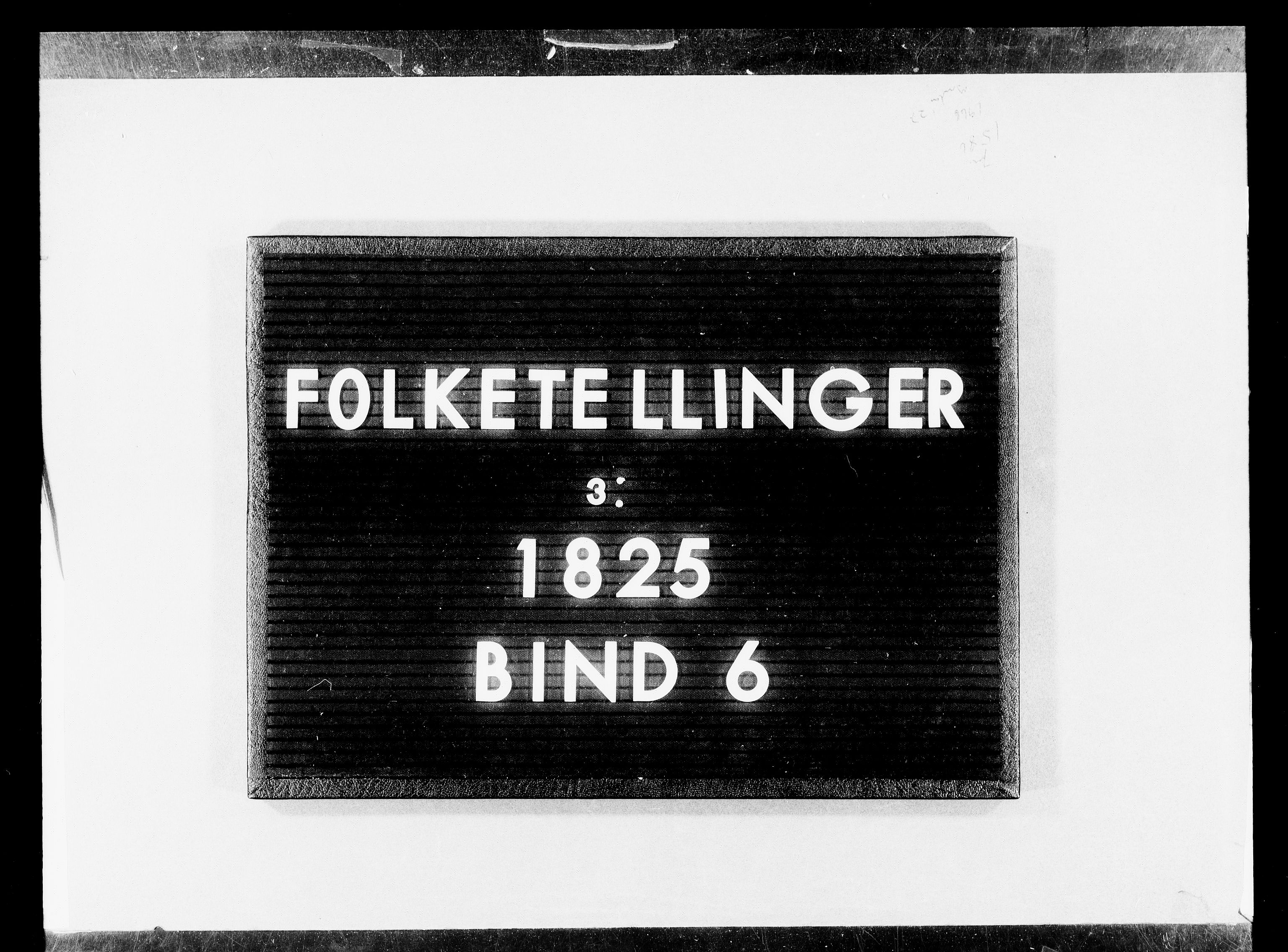 RA, Folketellingen 1825, bind 6: Kristians amt, 1825