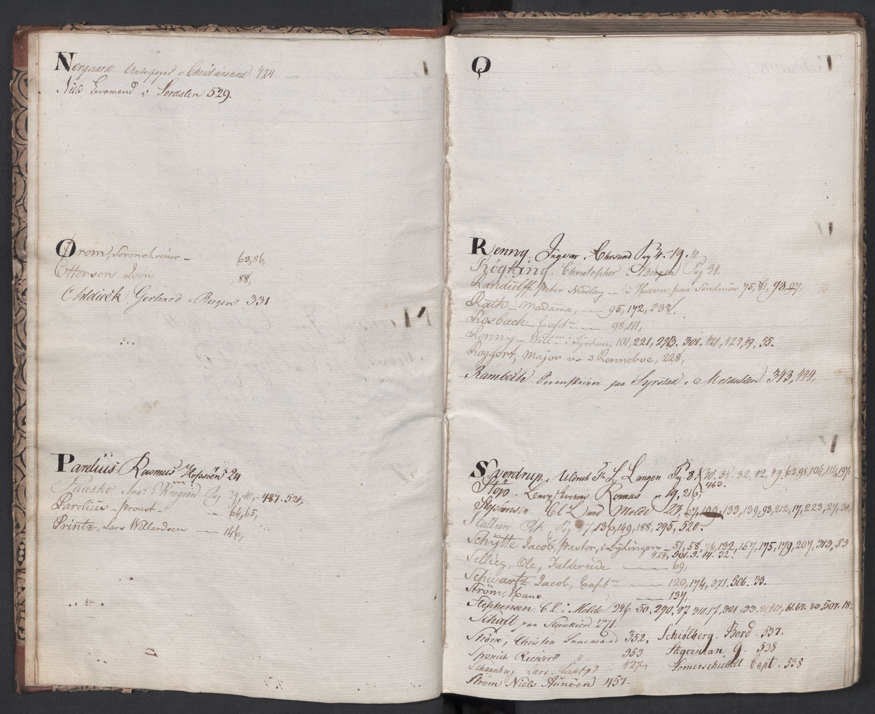 Hoë, Herman & Co, SAT/PA-0280/11/L0028: Kopibok, innenlandsk, 1804-1807