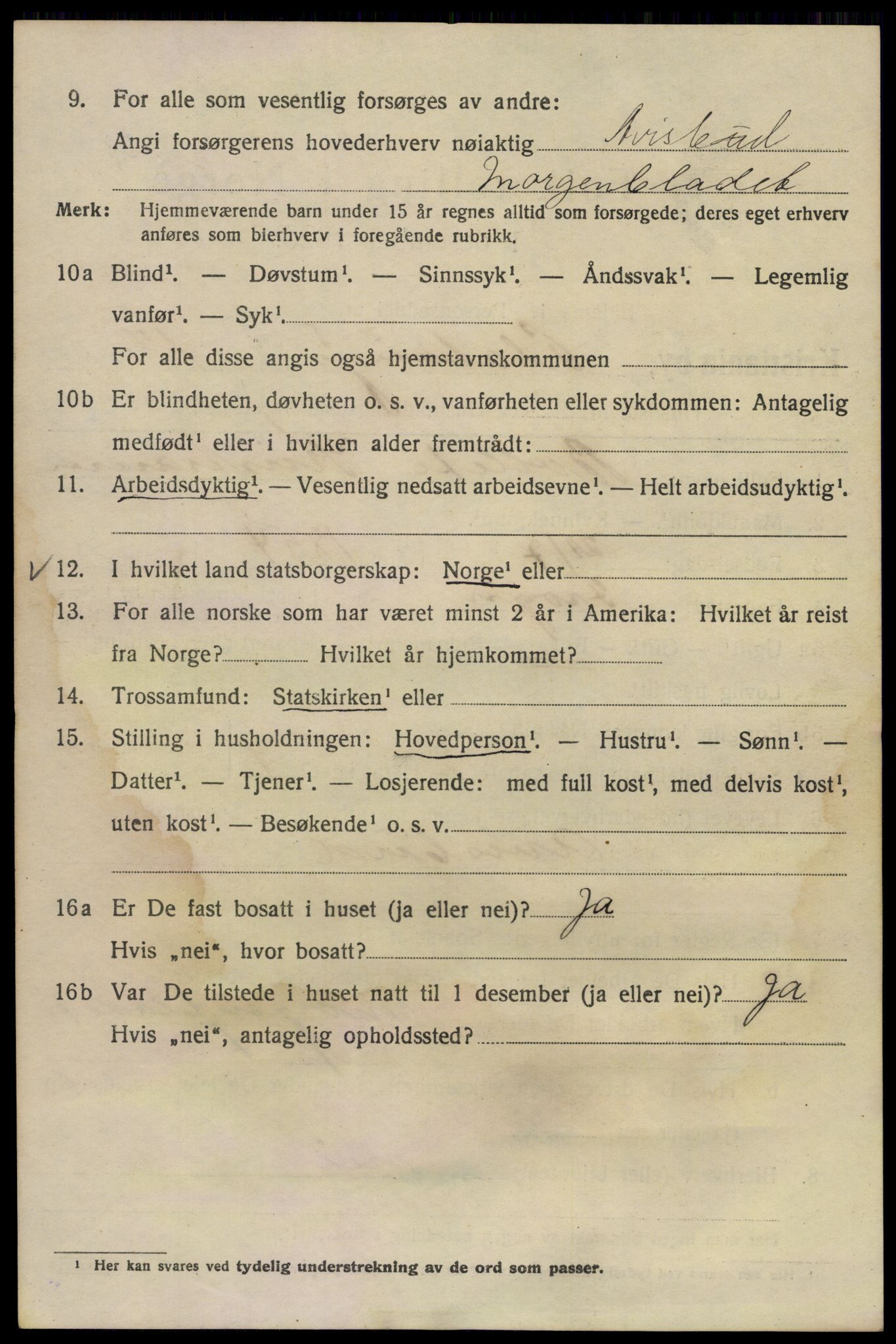 SAO, Folketelling 1920 for 0301 Kristiania kjøpstad, 1920, s. 453224