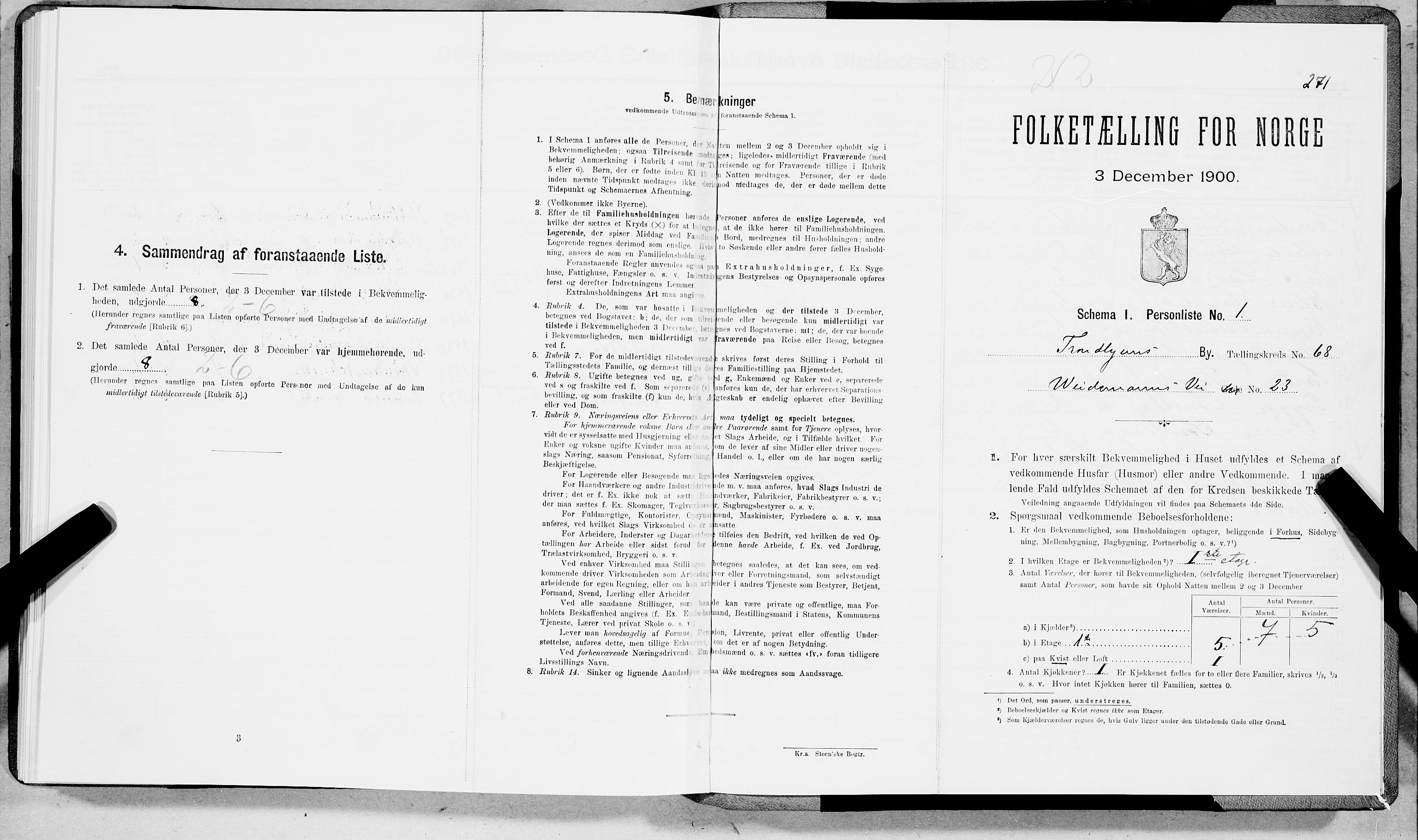 SAT, Folketelling 1900 for 1601 Trondheim kjøpstad, 1900, s. 12635