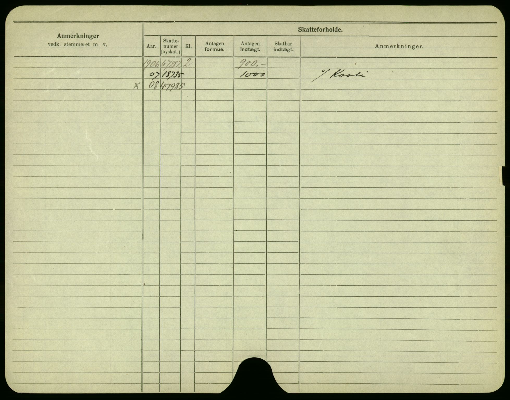 Oslo folkeregister, Registerkort, SAO/A-11715/F/Fa/Fac/L0003: Menn, 1906-1914, s. 275b