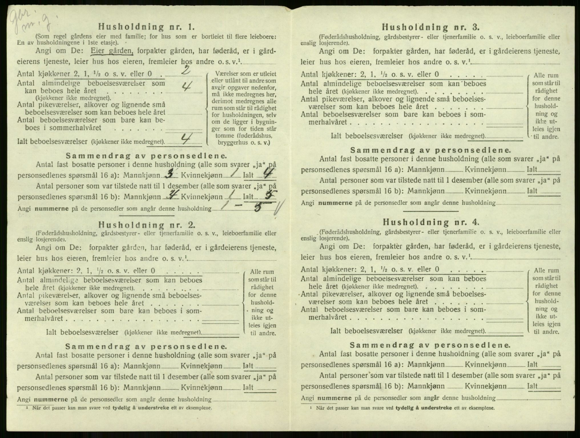 SAKO, Folketelling 1920 for 0719 Andebu herred, 1920, s. 399