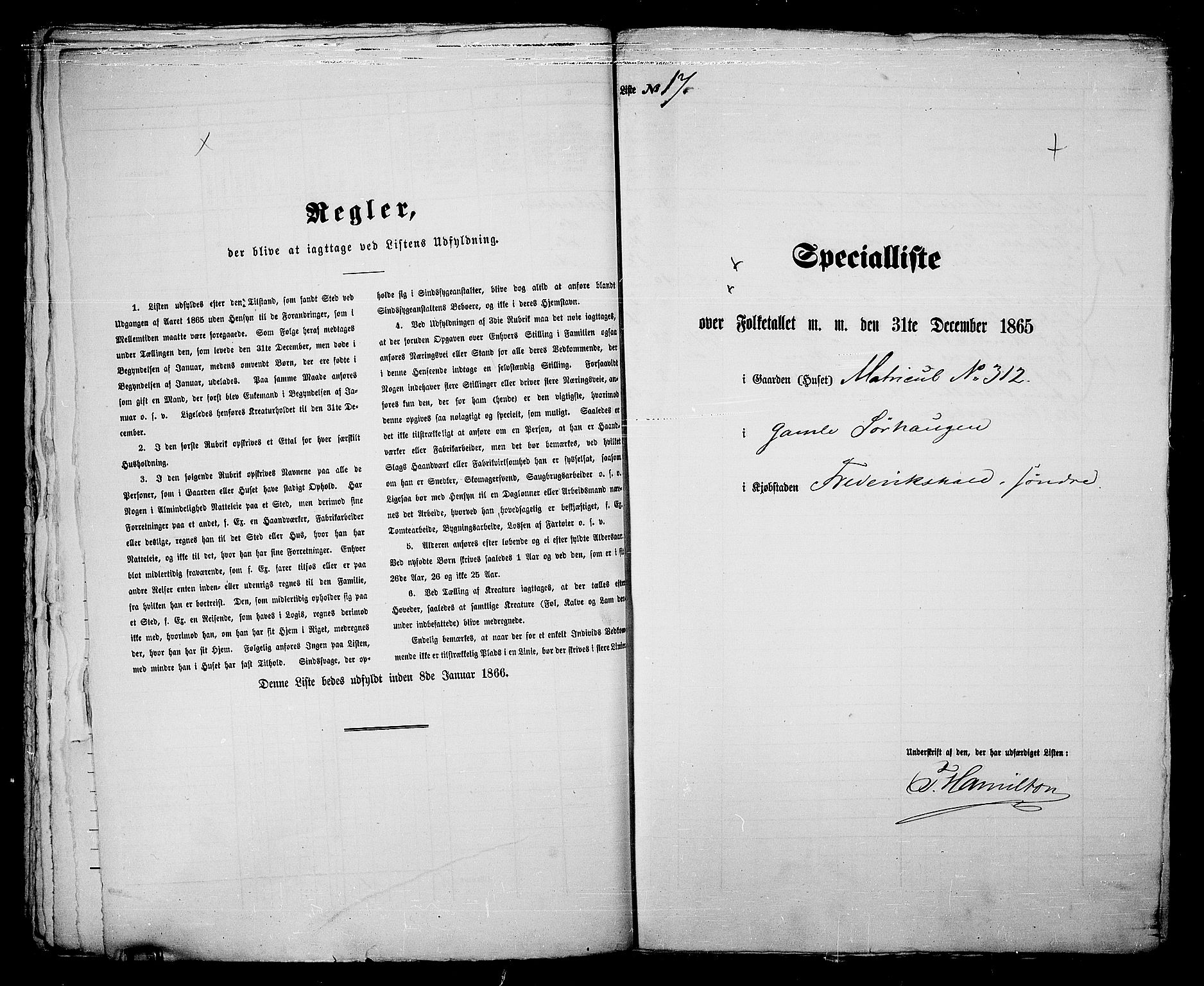 RA, Folketelling 1865 for 0101P Fredrikshald prestegjeld, 1865, s. 38