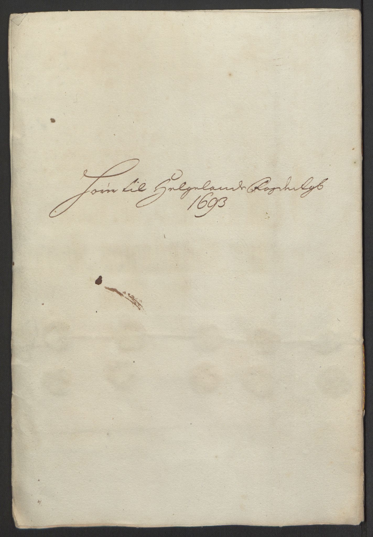 Rentekammeret inntil 1814, Reviderte regnskaper, Fogderegnskap, AV/RA-EA-4092/R65/L4505: Fogderegnskap Helgeland, 1693-1696, s. 89
