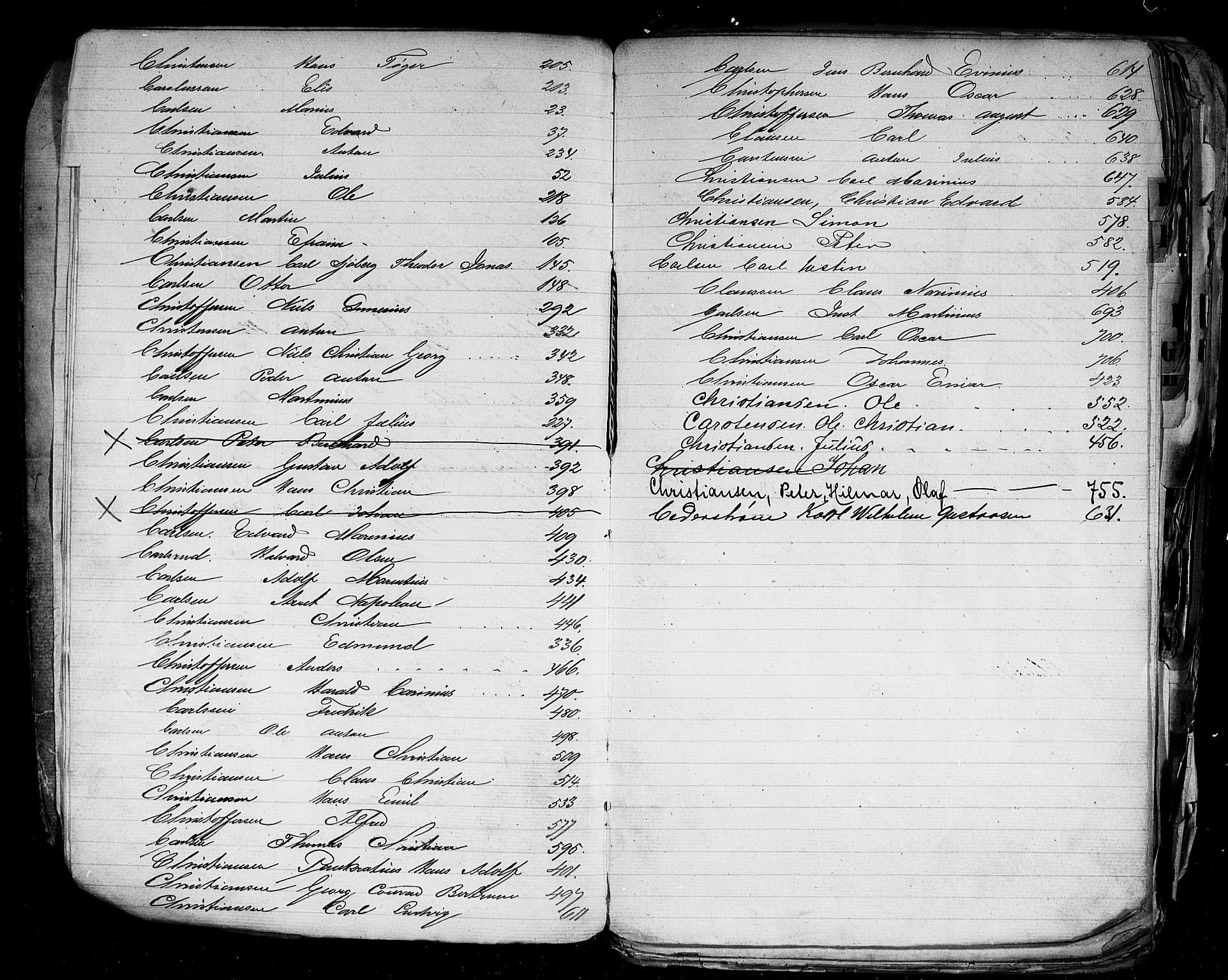 Sarpsborg mønstringskontor, AV/SAO-A-10569c/F/Fa/L0001: Register til annotasjonsrullen, 1860, s. 7