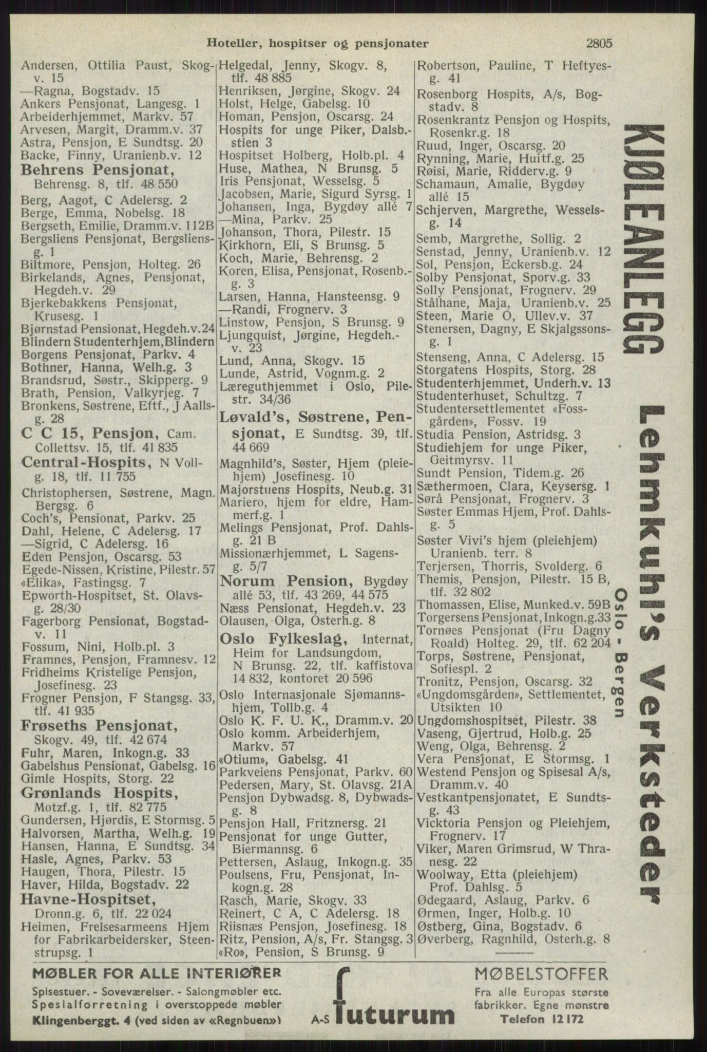 Kristiania/Oslo adressebok, PUBL/-, 1941, s. 2805