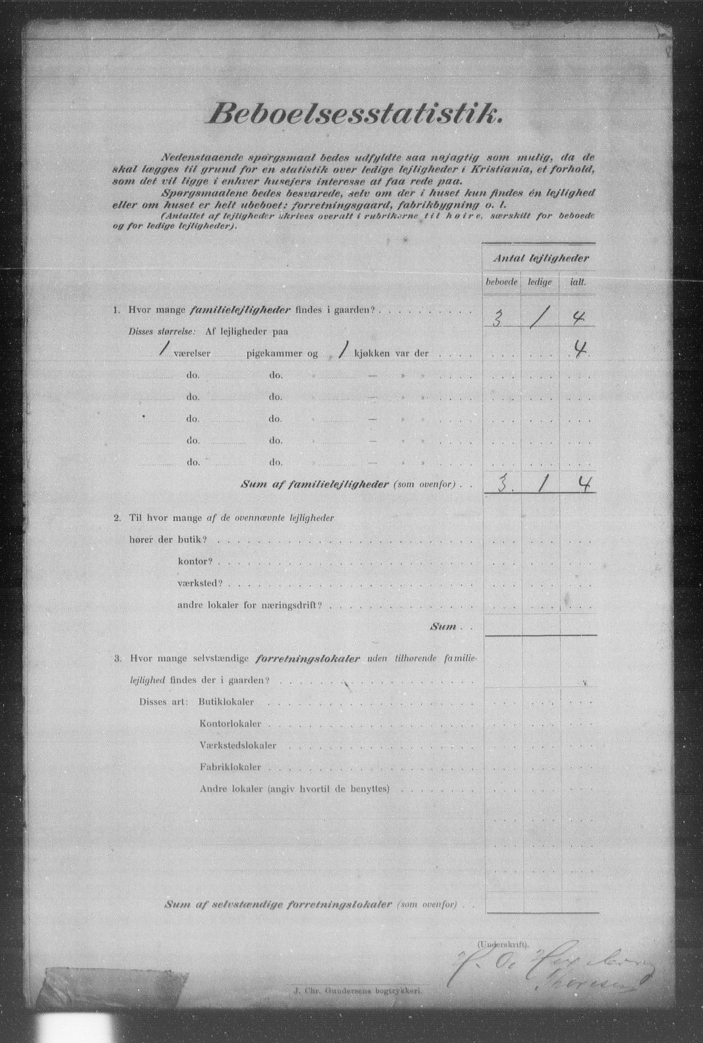 OBA, Kommunal folketelling 31.12.1903 for Kristiania kjøpstad, 1903, s. 23404