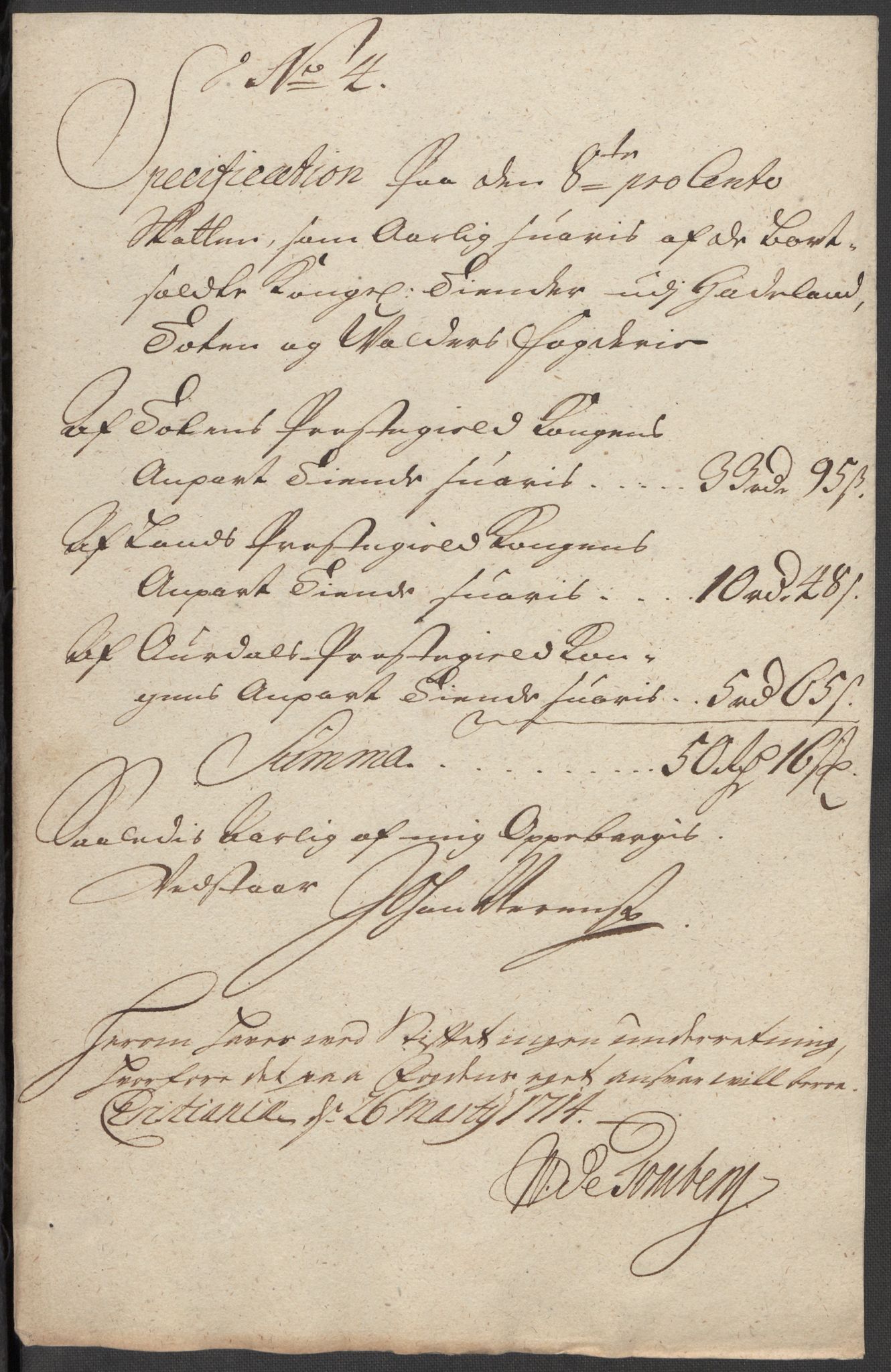 Rentekammeret inntil 1814, Reviderte regnskaper, Fogderegnskap, RA/EA-4092/R18/L1311: Fogderegnskap Hadeland, Toten og Valdres, 1713, s. 3